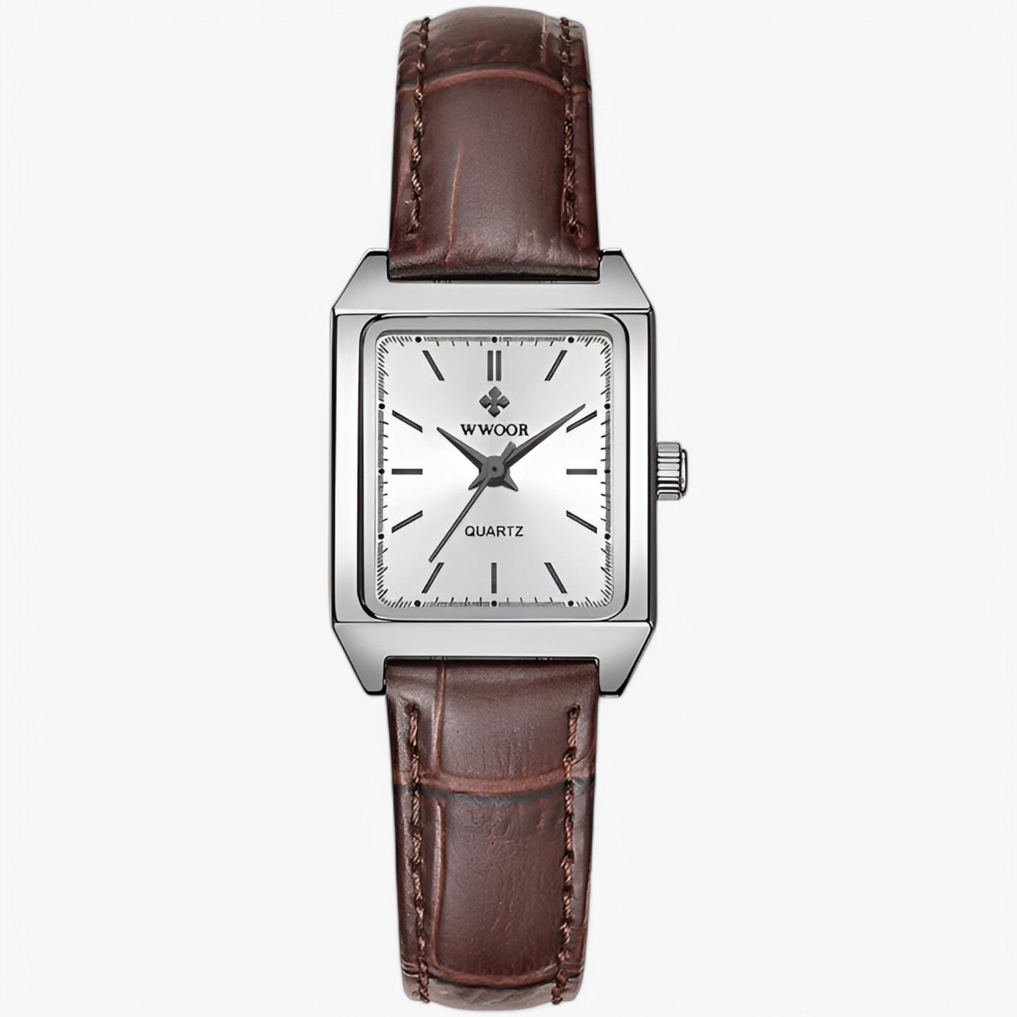 Isabelle | Luksus rektangulært diamantur - - watches - {{ product_tags }
