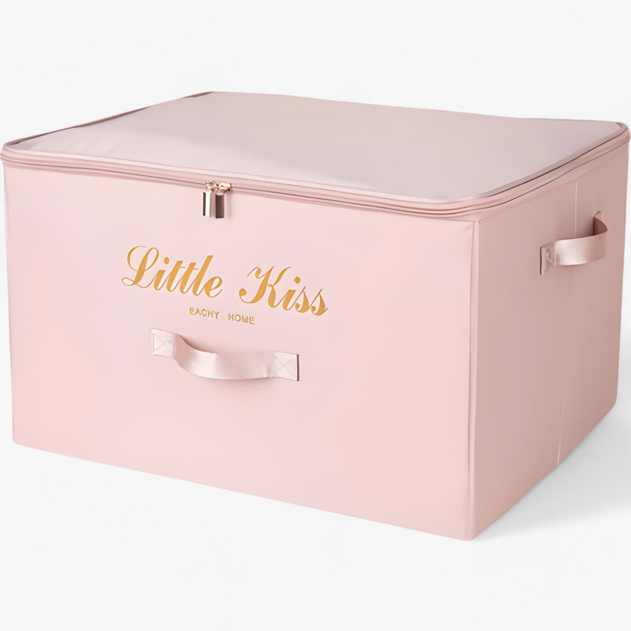 Opbevaringskasse | Organizer med stor kapacitet - stofkurv til tøj og tæpper - Rosa - house & garden - {{ product_tags }