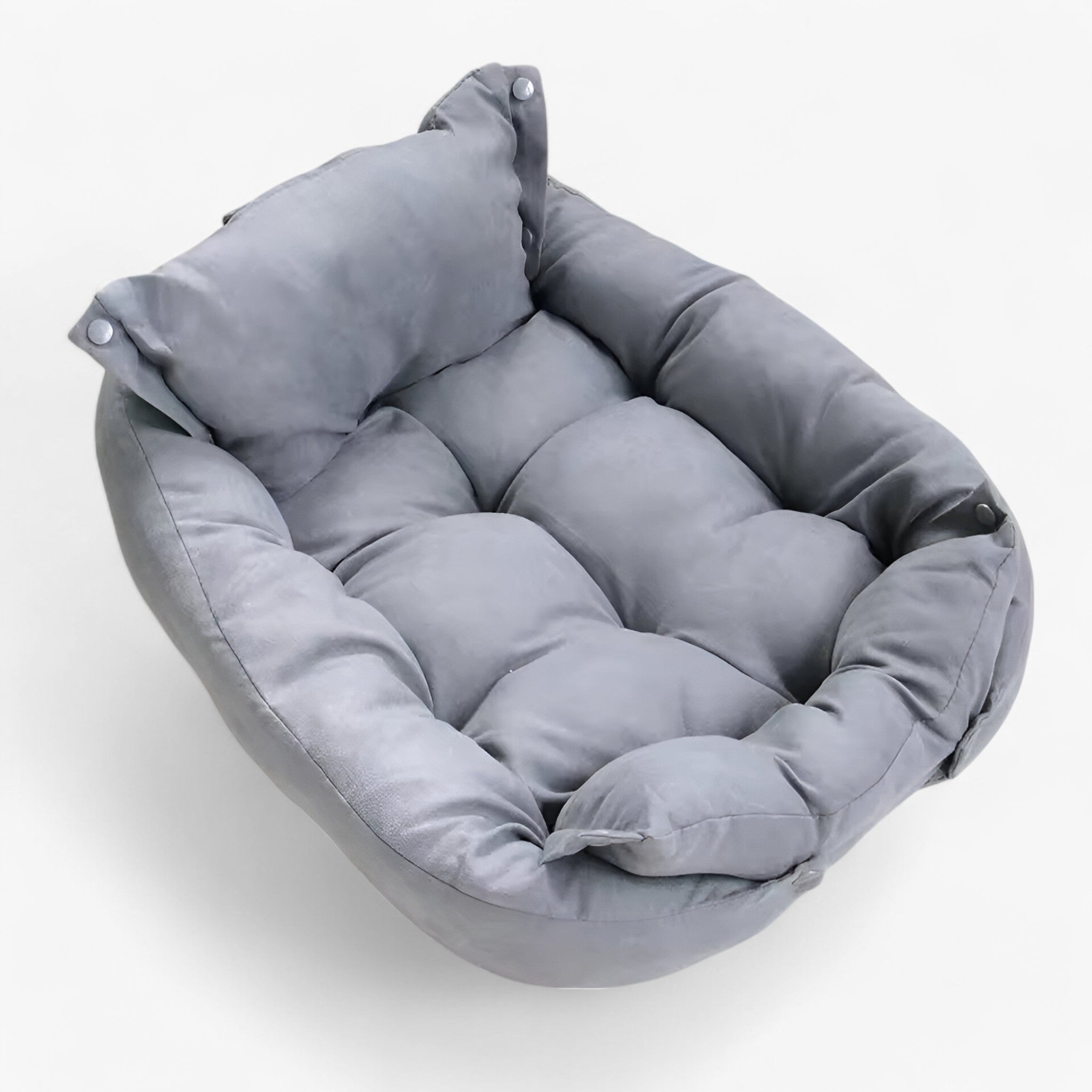 Buddy | 3-i-1 Multifunktionelt Husdyrseng til Hunde og Katte - Grå - baby - {{ product_tags }