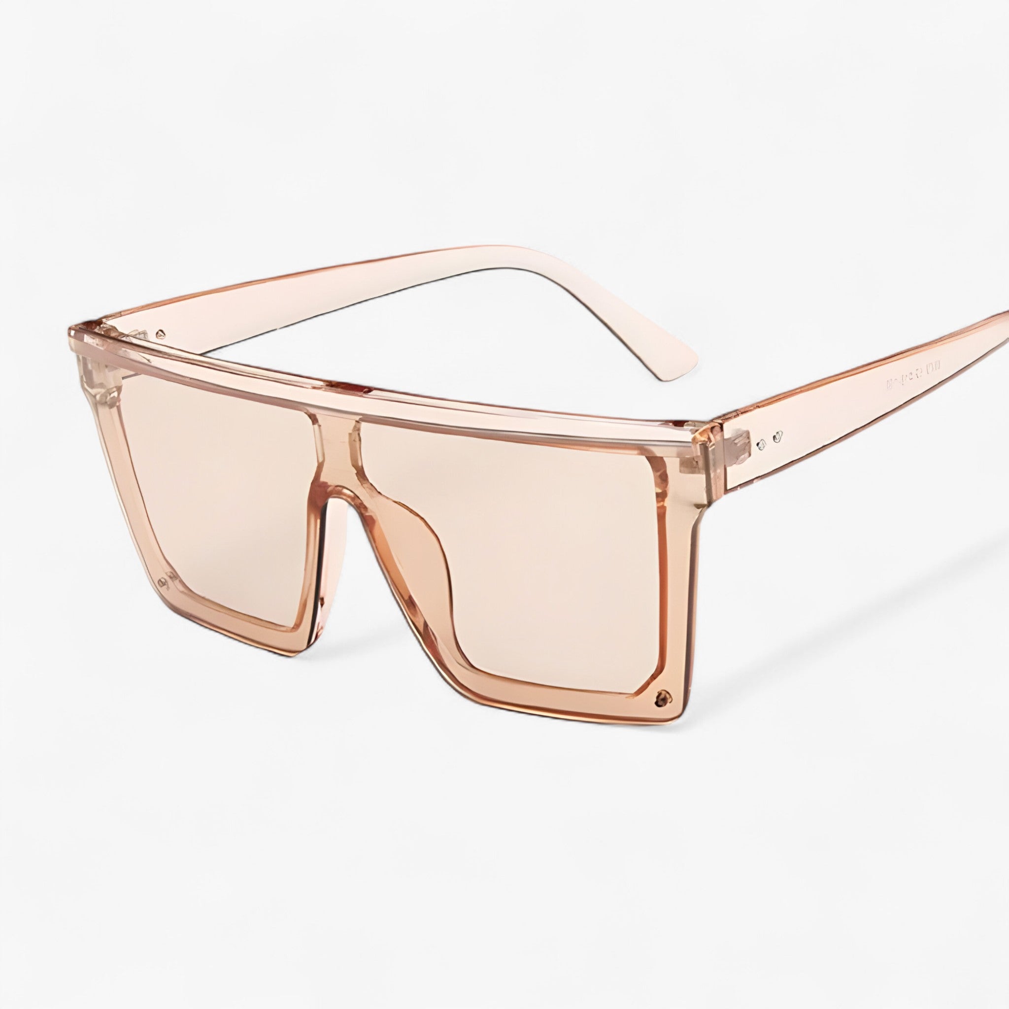 Adrian | Sorte retro oversized solbriller - Champagne - men's fashion - {{ product_tags }