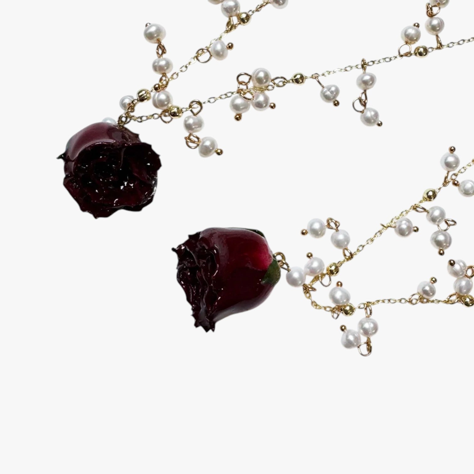 Annalisa | Royal Rose Halskæde med et romantisk præg - - Annalisa | Royal Rose Halskæde med et romantisk præg - €25 - {{ product_tags }