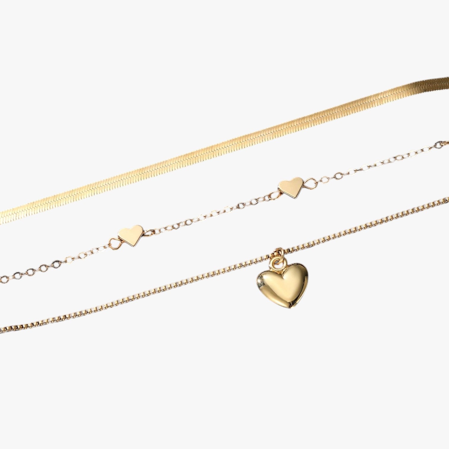 Isabelle | Eleganza lag med lag - Hjertesmykket der lyser op din stil - - Isabelle | Eleganza lag med lag - Hjertesmykket der lyser op din stil - €25 - {{ product_tags }
