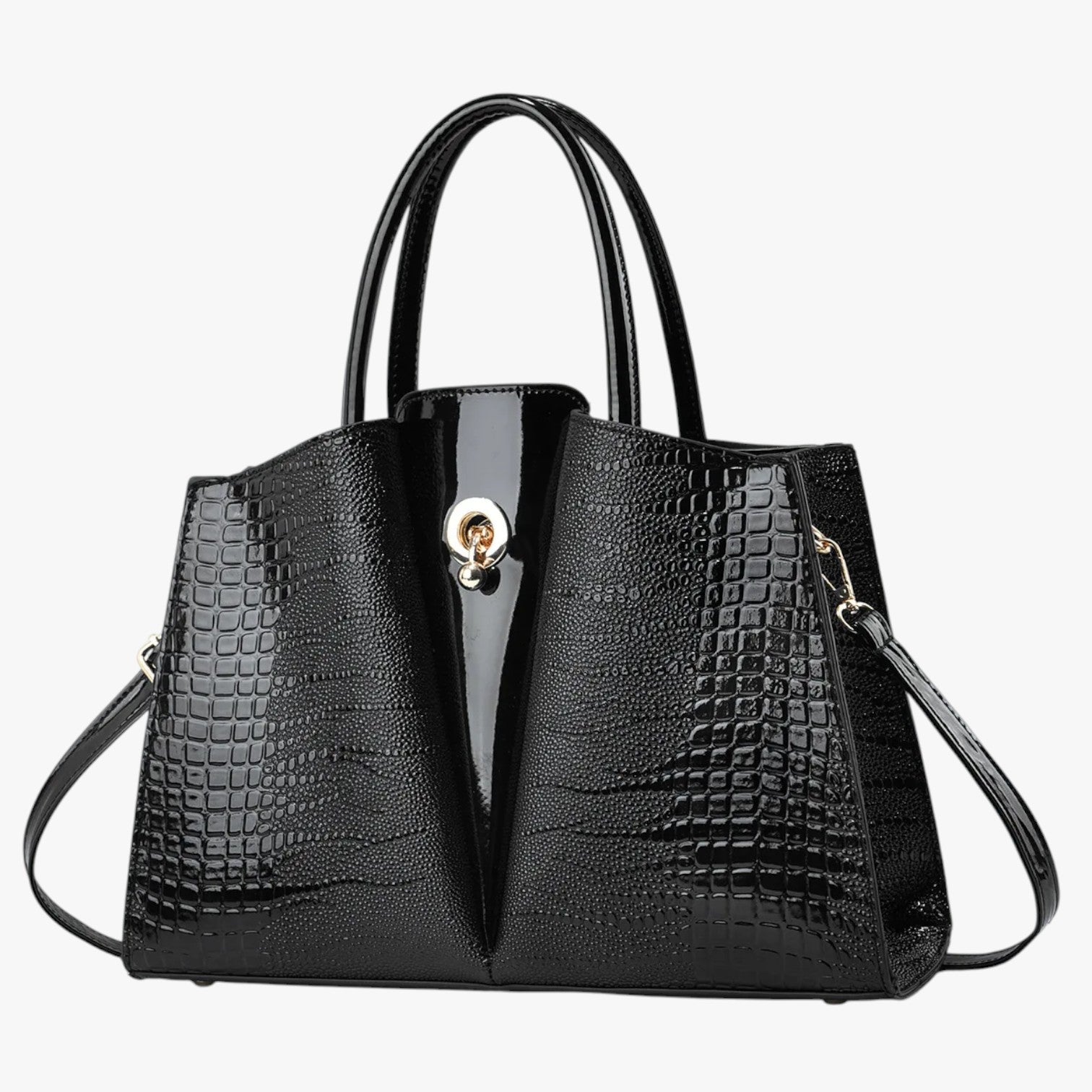 Genna | Rumfangsrig dames tote-tasje – Niche elegance til enhver lejlighed - Sort - Genna | Rumfangsrig dames tote-tasje – Niche elegance til enhver lejlighed - €25 - {{ product_tags }