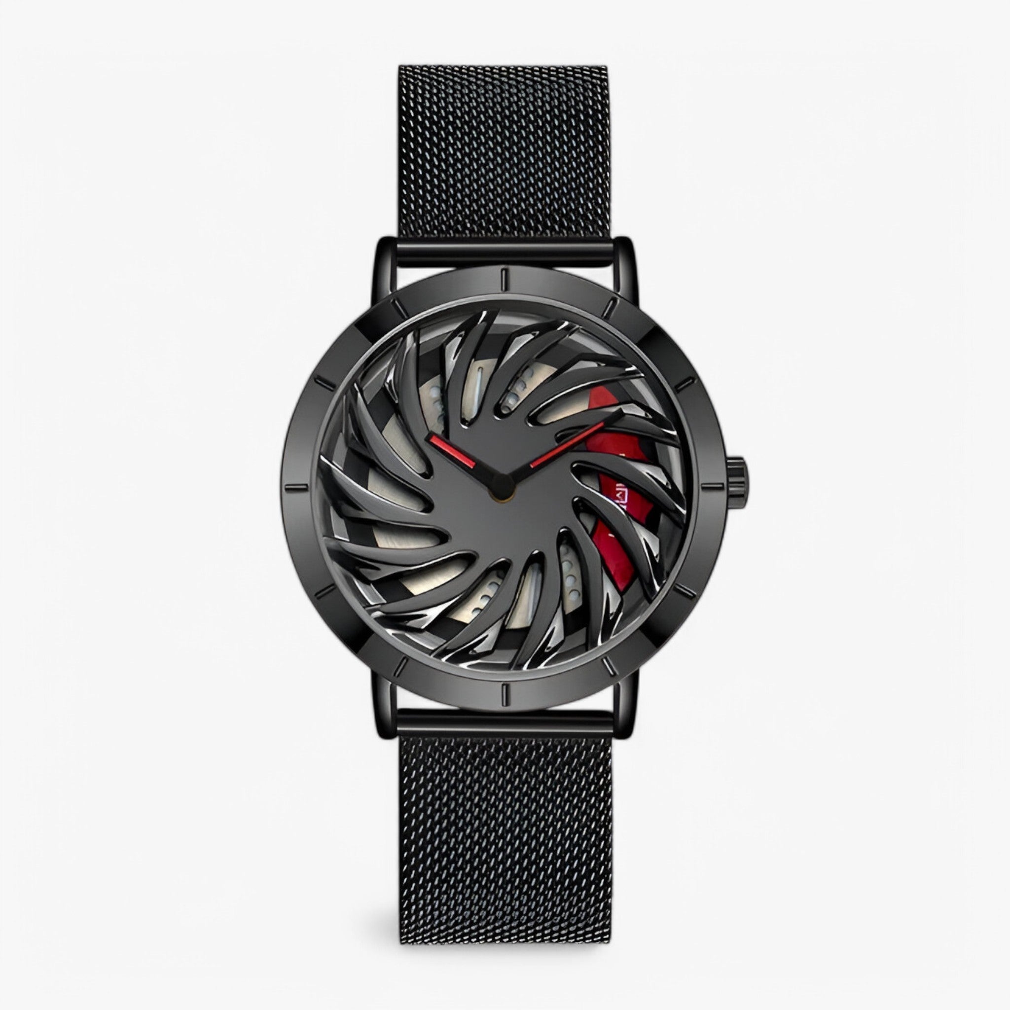 Robin | Herresportur med ratdesign - sort - watches - {{ product_tags }
