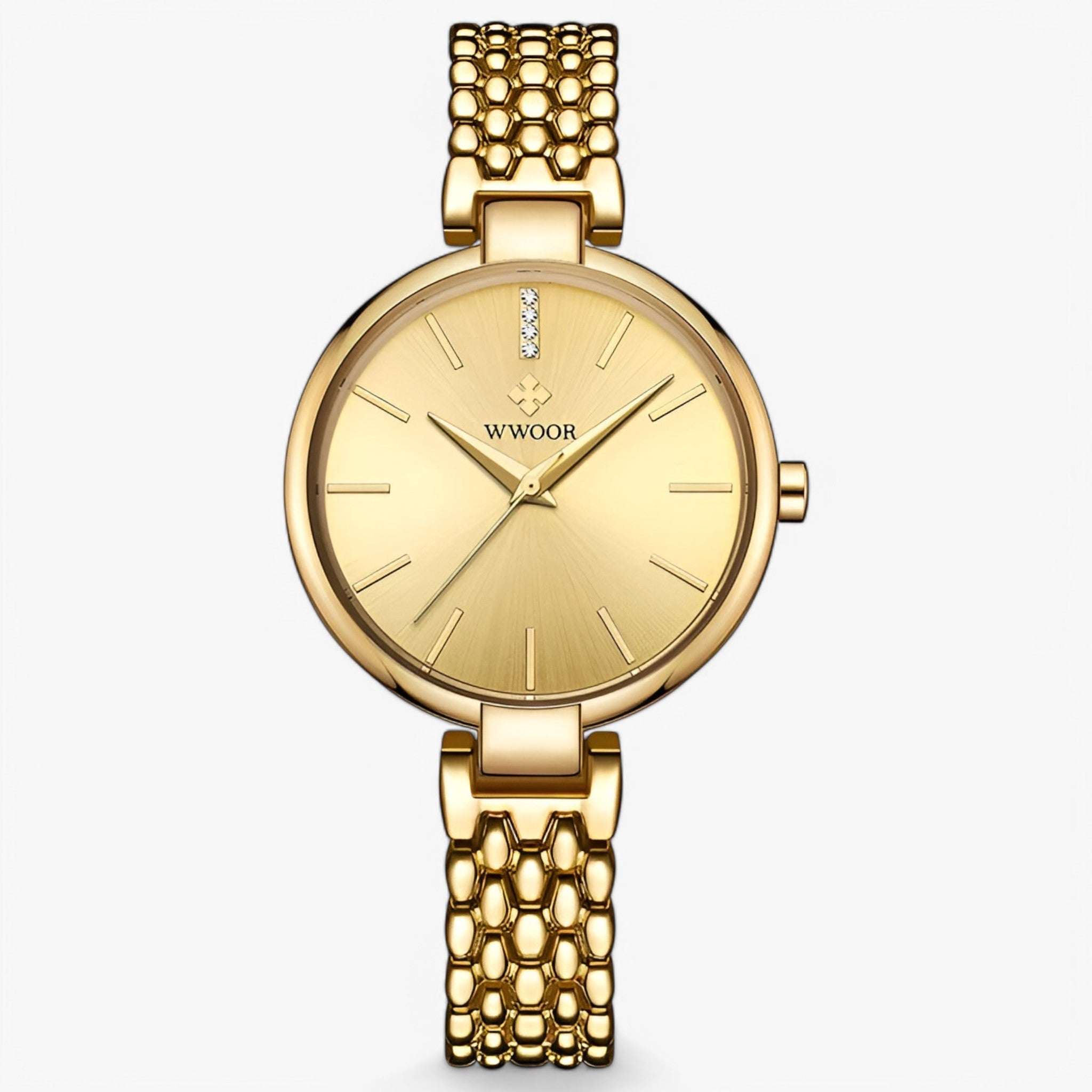 Ava | Nyt luksuriøst dameur med kvartsrem - Guld - watches - {{ product_tags }