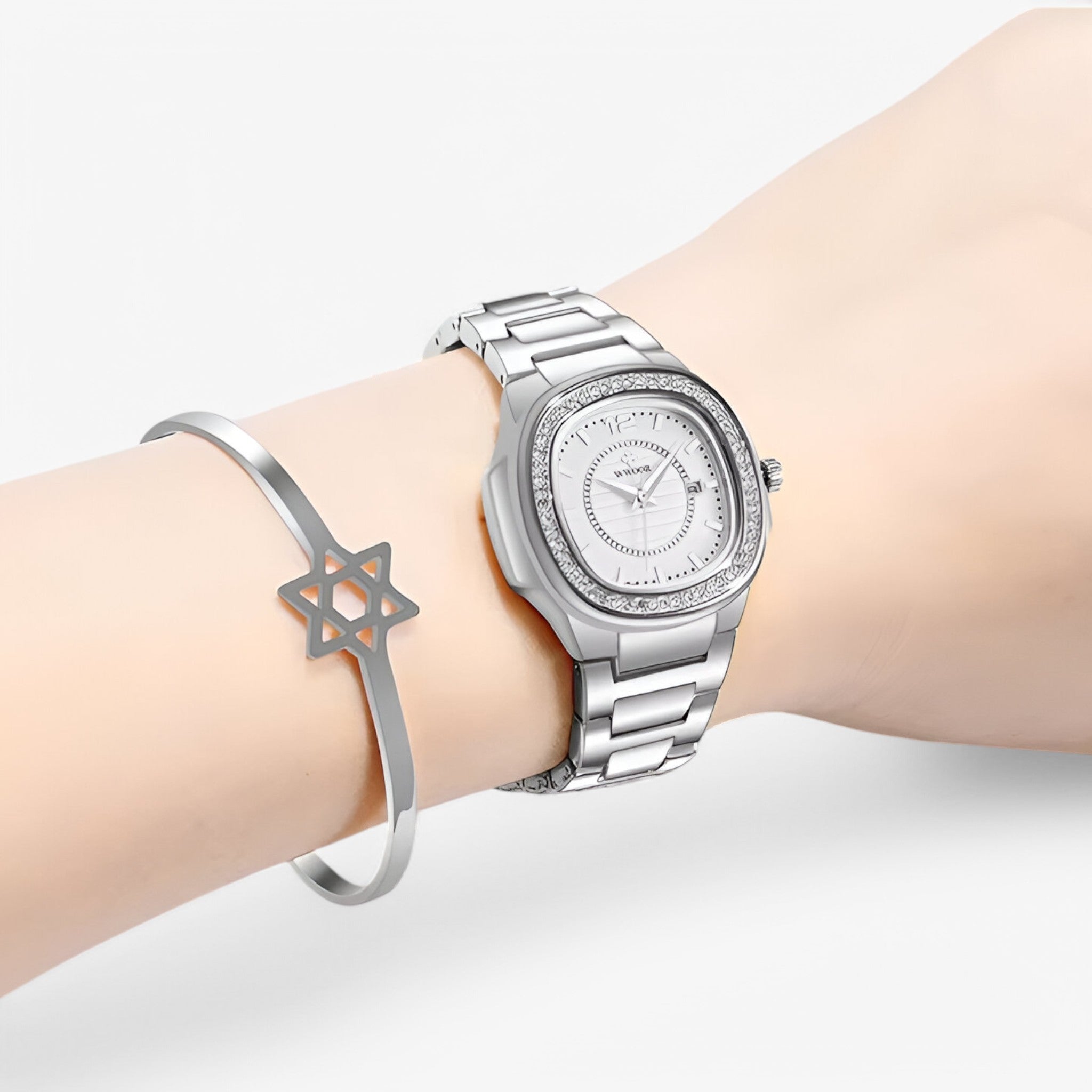 Amelia | Elegant damearmbåndsur lavet af guld og diamanter - - watches - {{ product_tags }