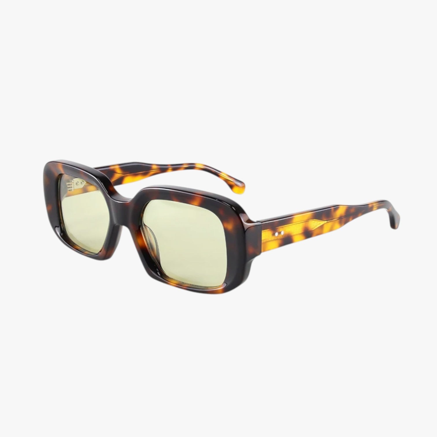 Tamara | Aparisiana Eleganza - Kvinders solbriller i acetat med branding - Marrone Giallo - Tamara | Aparisiana Eleganza - Kvinders solbriller i acetat med branding - €25 - {{ product_tags }