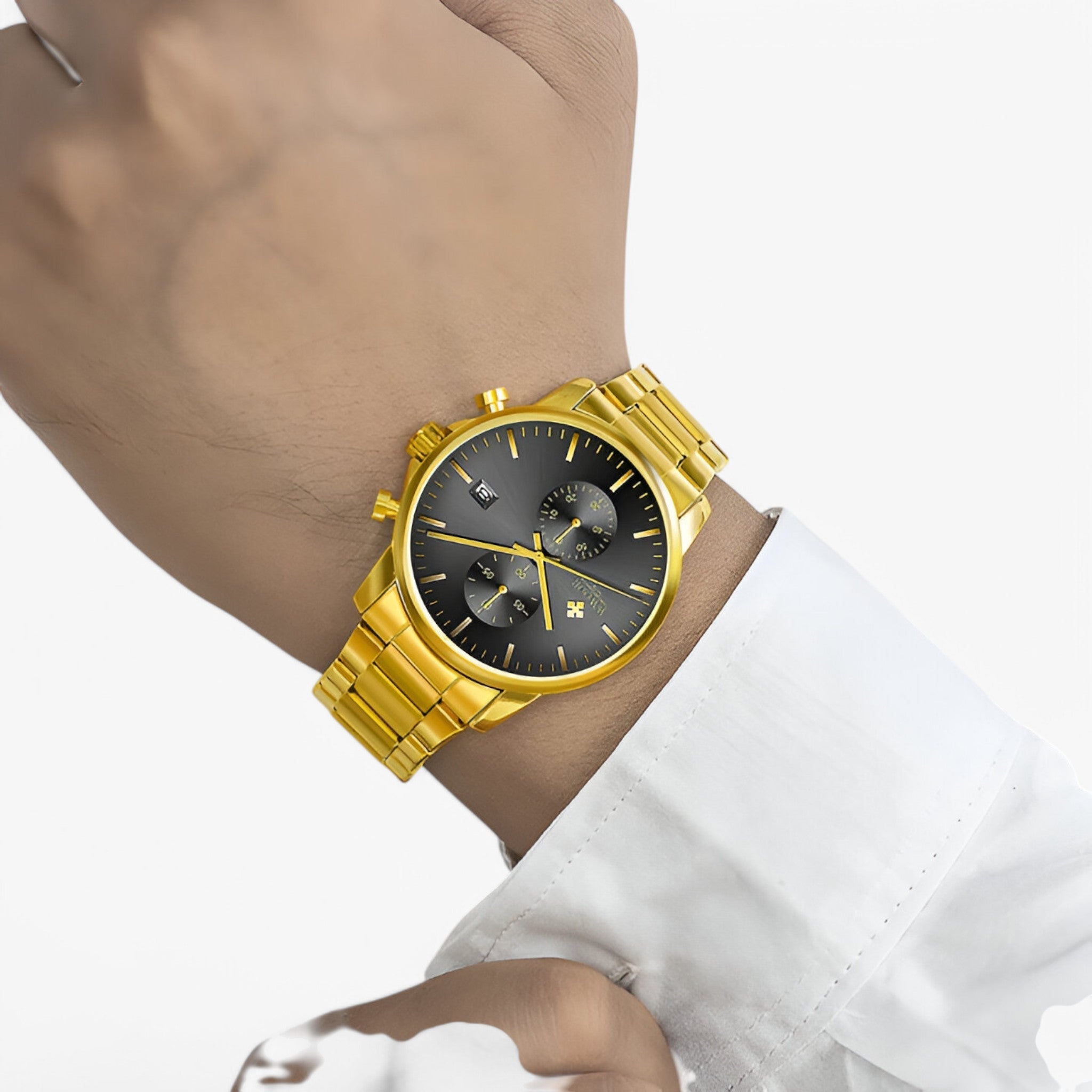 Marko | Letvægts kronograf i rustfrit stål - - watches - {{ product_tags }