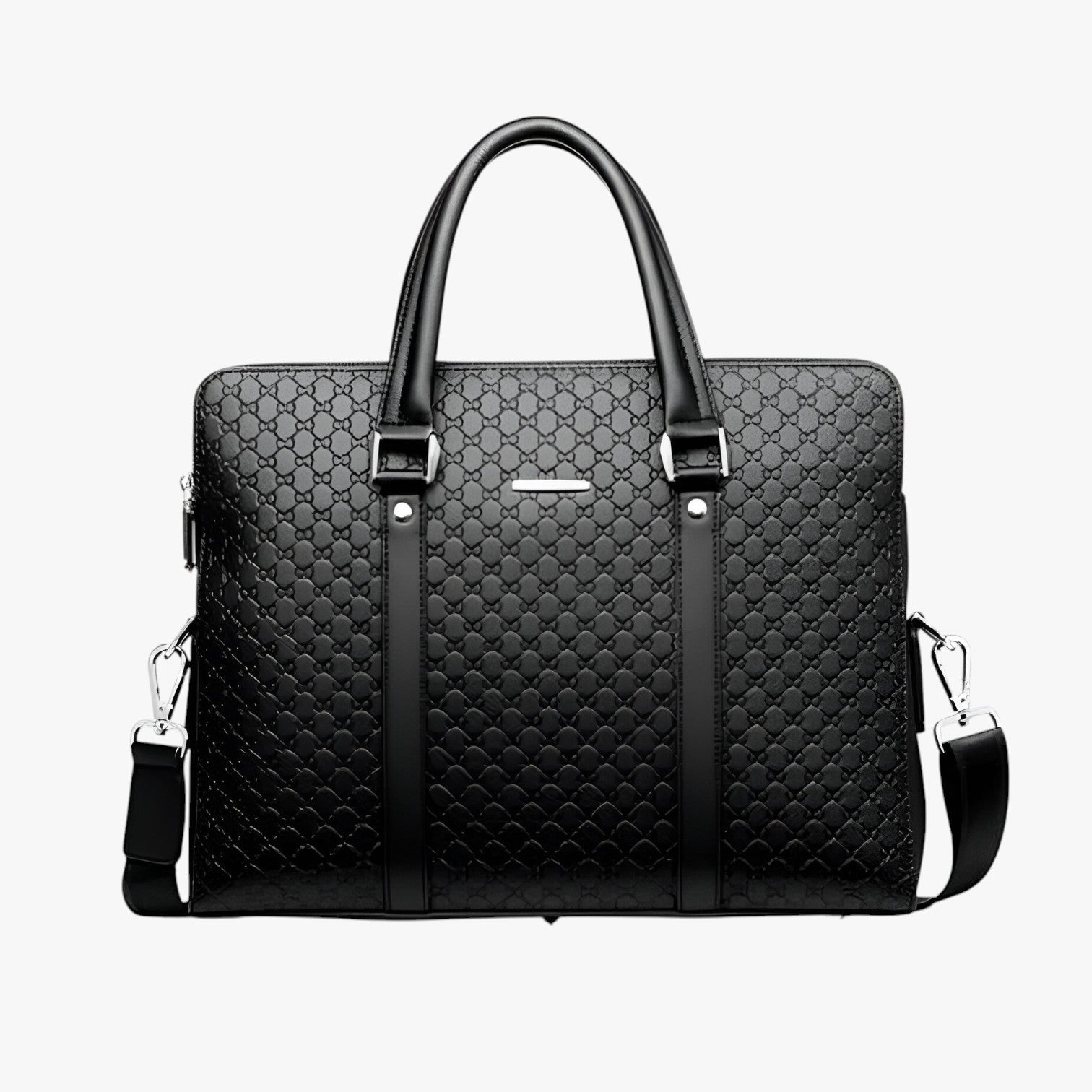 Nolan Leren Laptoptas til Mænd - Høj Kvalitet, Rummelig og Alsidig - sort - bags - {{ product_tags }