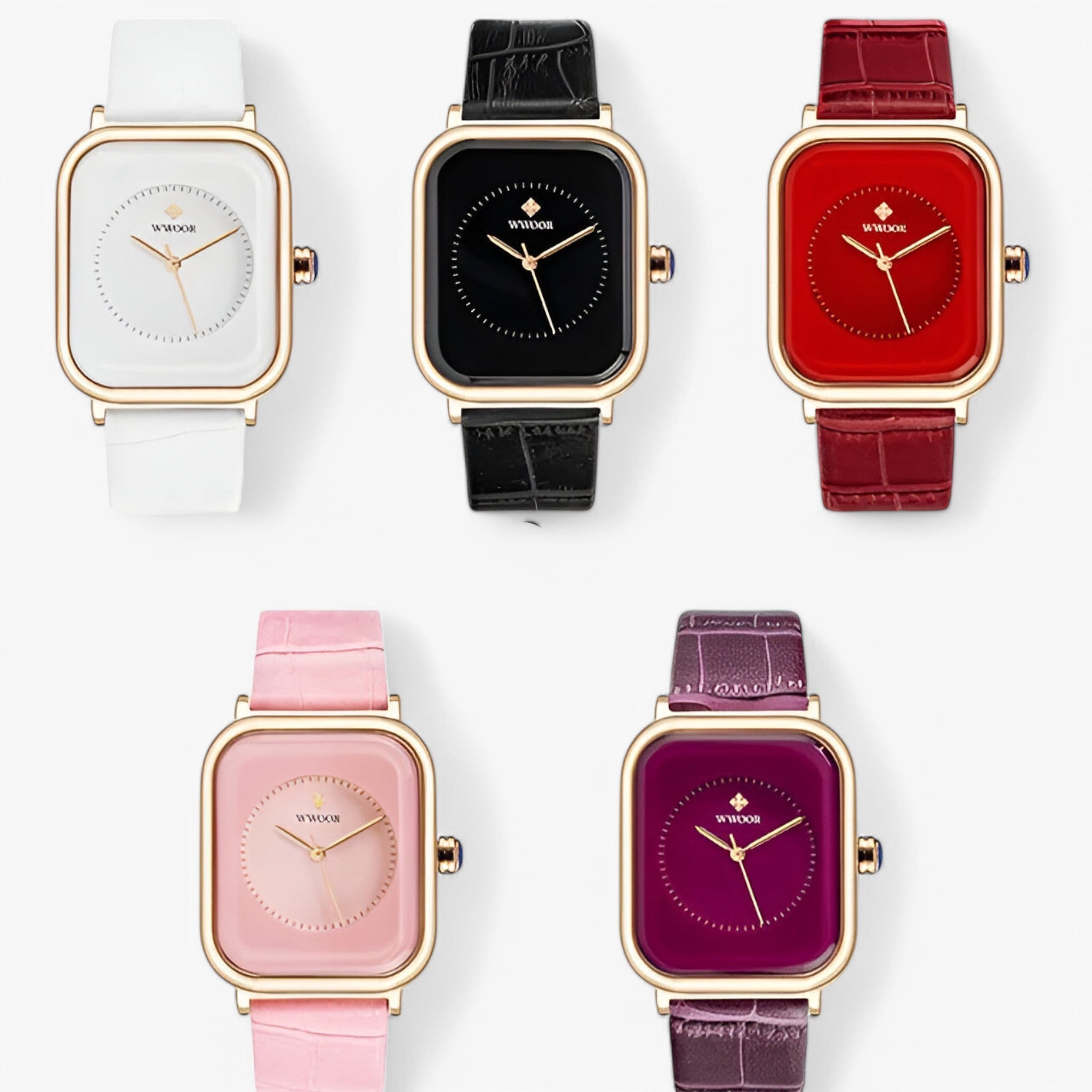 Elena | Luxe horloge met leren armband - - watches - {{ product_tags }