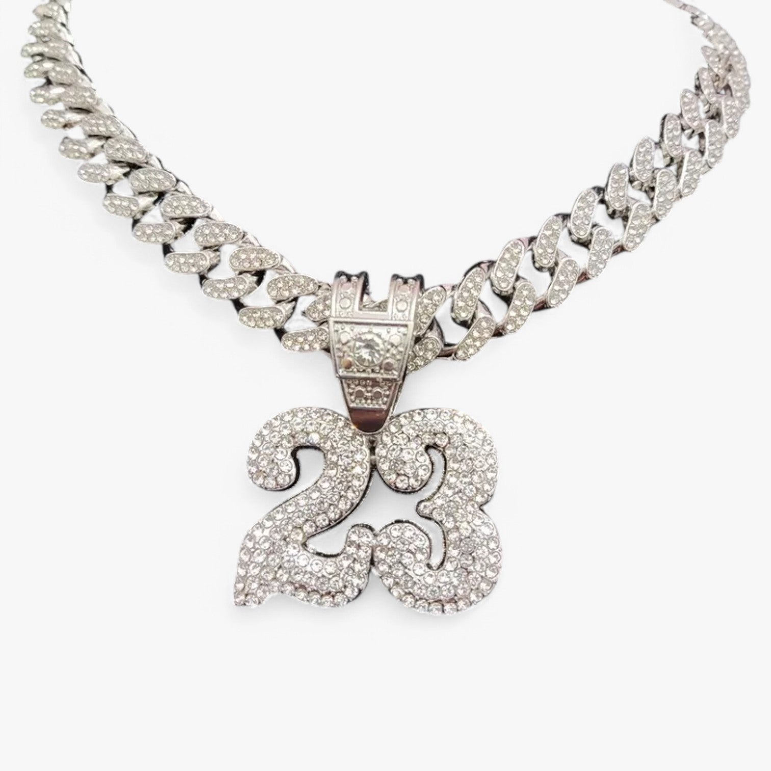 Owen | Bling Nummer 23 Halskæde – Modig & Strålende i Krystal - - other - {{ product_tags }