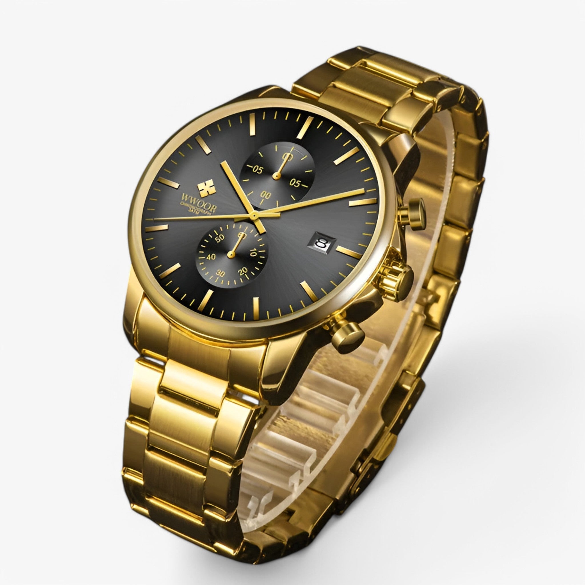 Marko | Letvægts kronograf i rustfrit stål - - watches - {{ product_tags }