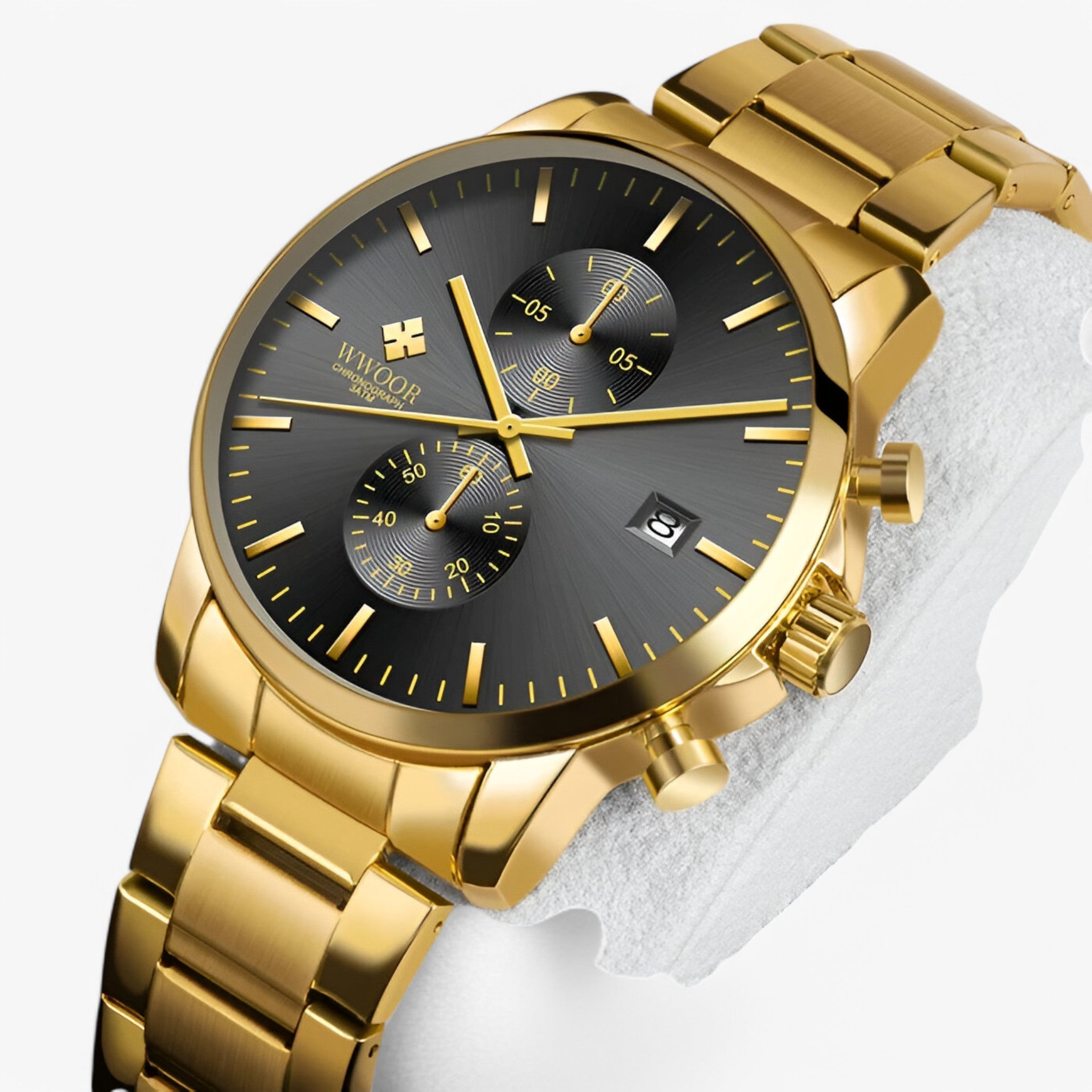 Marko | Letvægts kronograf i rustfrit stål - - watches - {{ product_tags }
