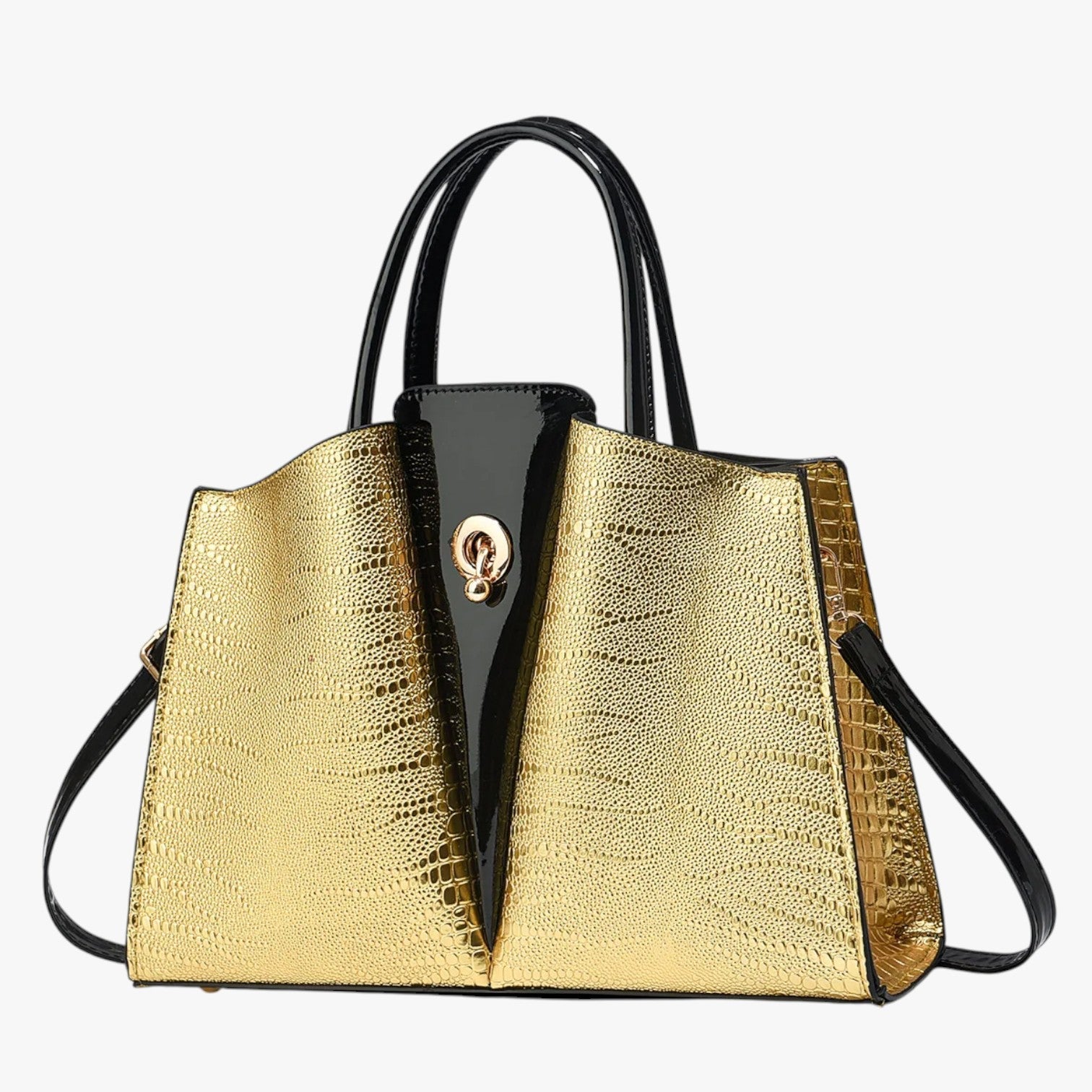 Genna | Rumfangsrig dames tote-tasje – Niche elegance til enhver lejlighed - Guld - Genna | Rumfangsrig dames tote-tasje – Niche elegance til enhver lejlighed - €25 - {{ product_tags }