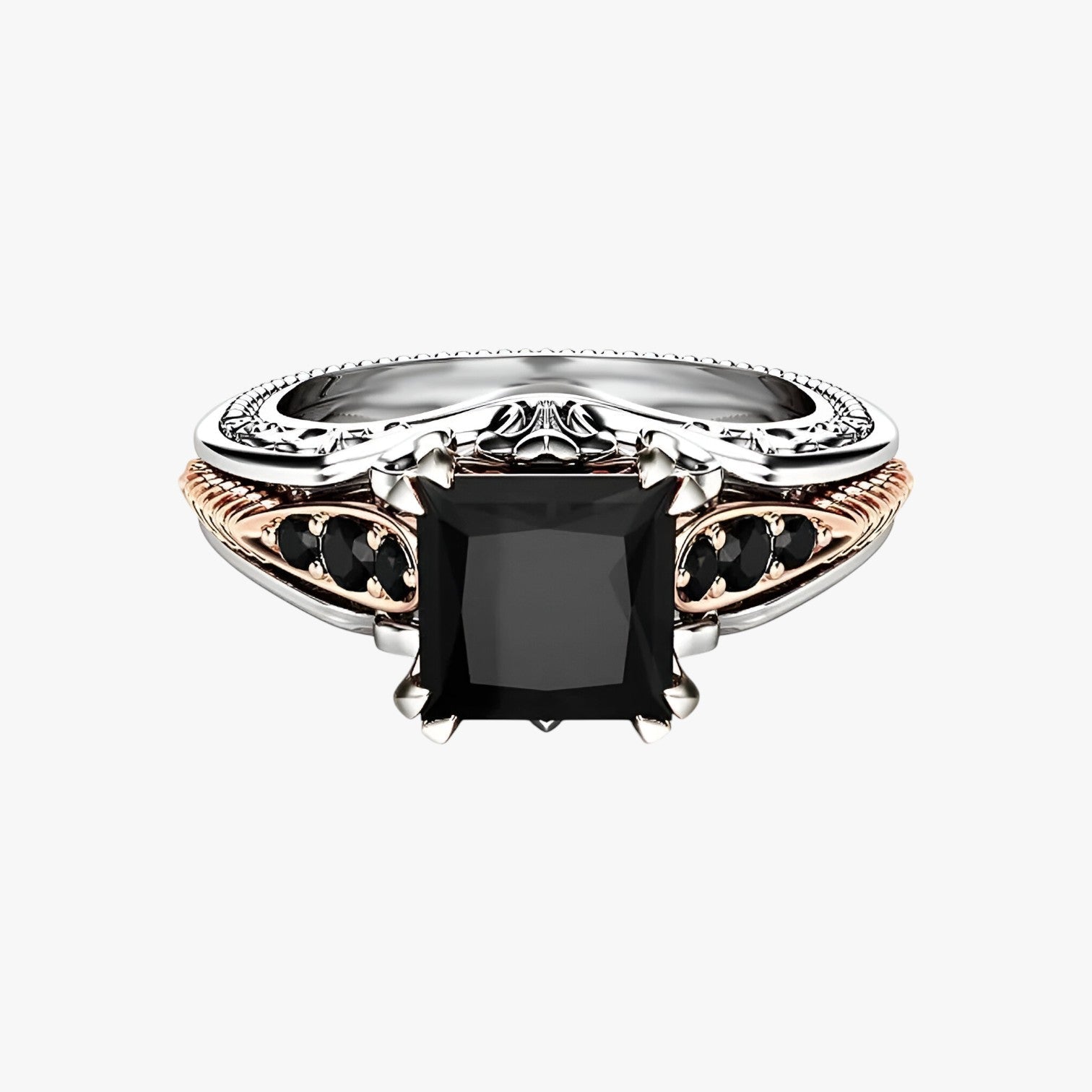 Sarah | Strålende elegance – 925 sølv ring med 1 karat naturlig diamant - - women's fashion - {{ product_tags }