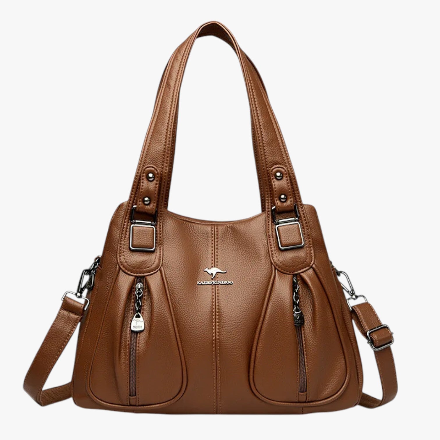 Viviana | Daglig elegance - Læder, skuldertaske der fremhæver ethvert look - Marrone - Viviana | Daglig elegance - Læder, skuldertaske der fremhæver ethvert look - €25 - {{ product_tags }