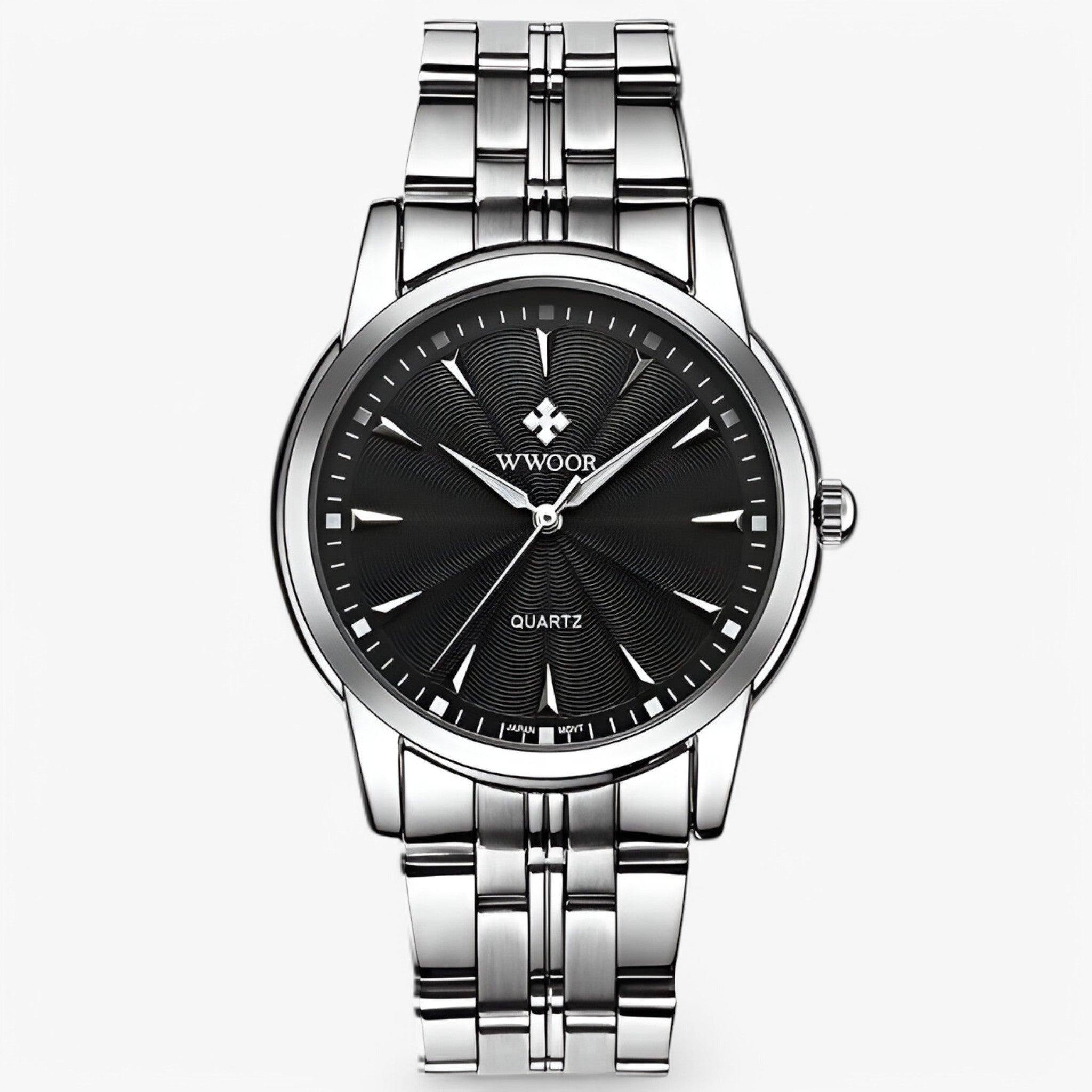 Axel | Luksus guldur i rustfrit stål - Sort Hvid - watches - {{ product_tags }