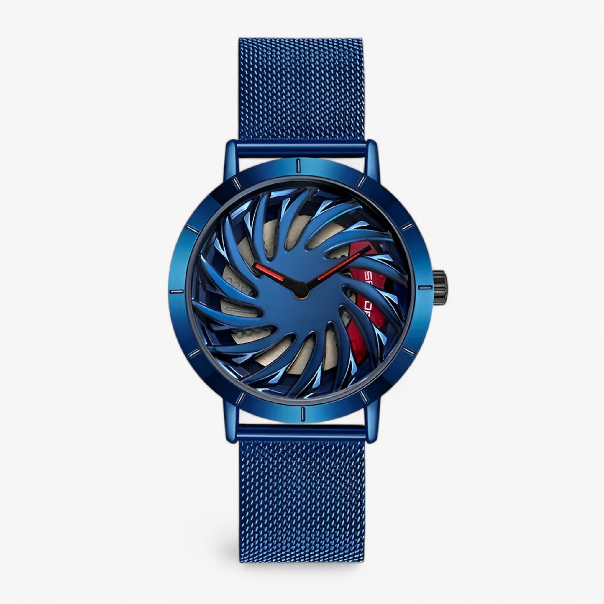 Robin | Herresportur med ratdesign - blå - watches - {{ product_tags }