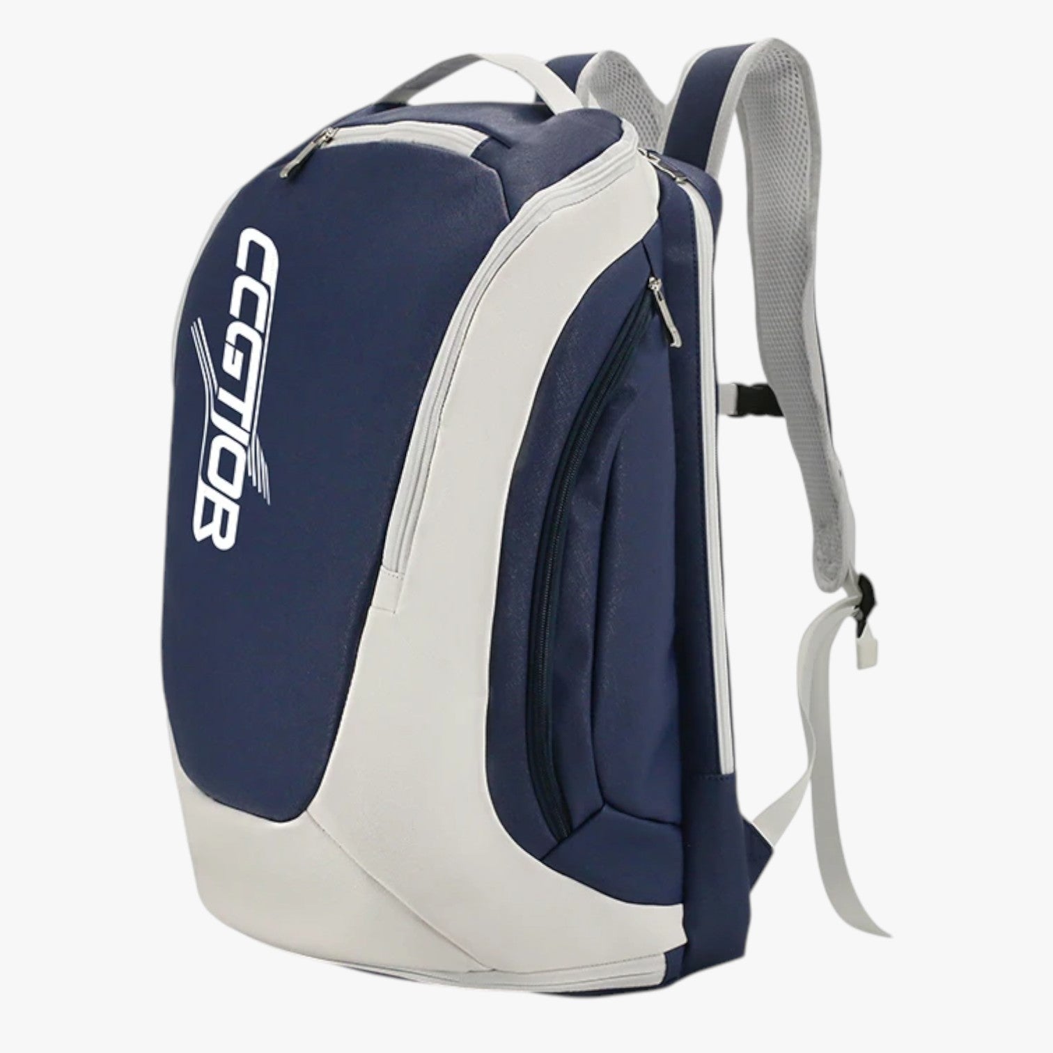 George | Genanvendeligt racketetuiet i PU – Sporty, rummelig, unisex - Blå - George | Genanvendeligt racketetuiet i PU – Sporty, rummelig, unisex - €25 - {{ product_tags }