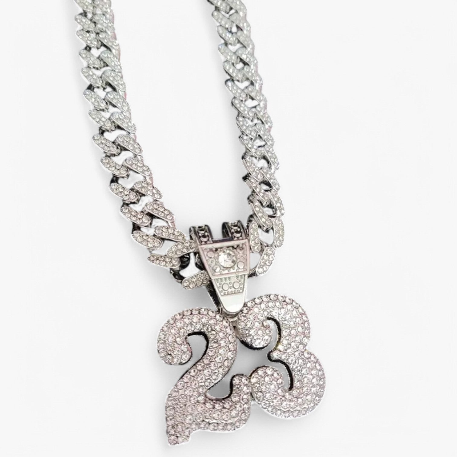 Owen | Bling Nummer 23 Halskæde – Modig & Strålende i Krystal - - other - {{ product_tags }