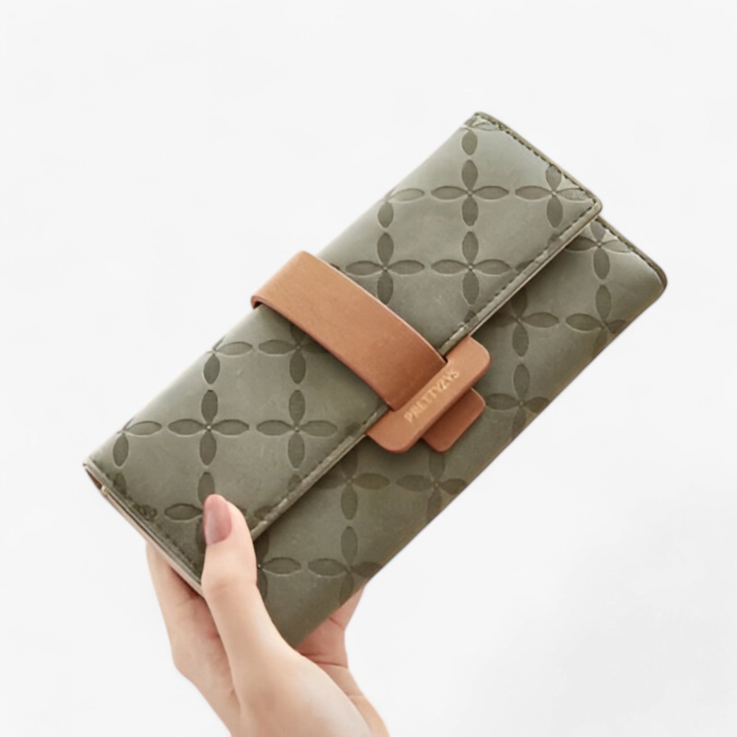 Stella | Premium læderpunge med smart accordion-design - mørk grøn - bags - {{ product_tags }