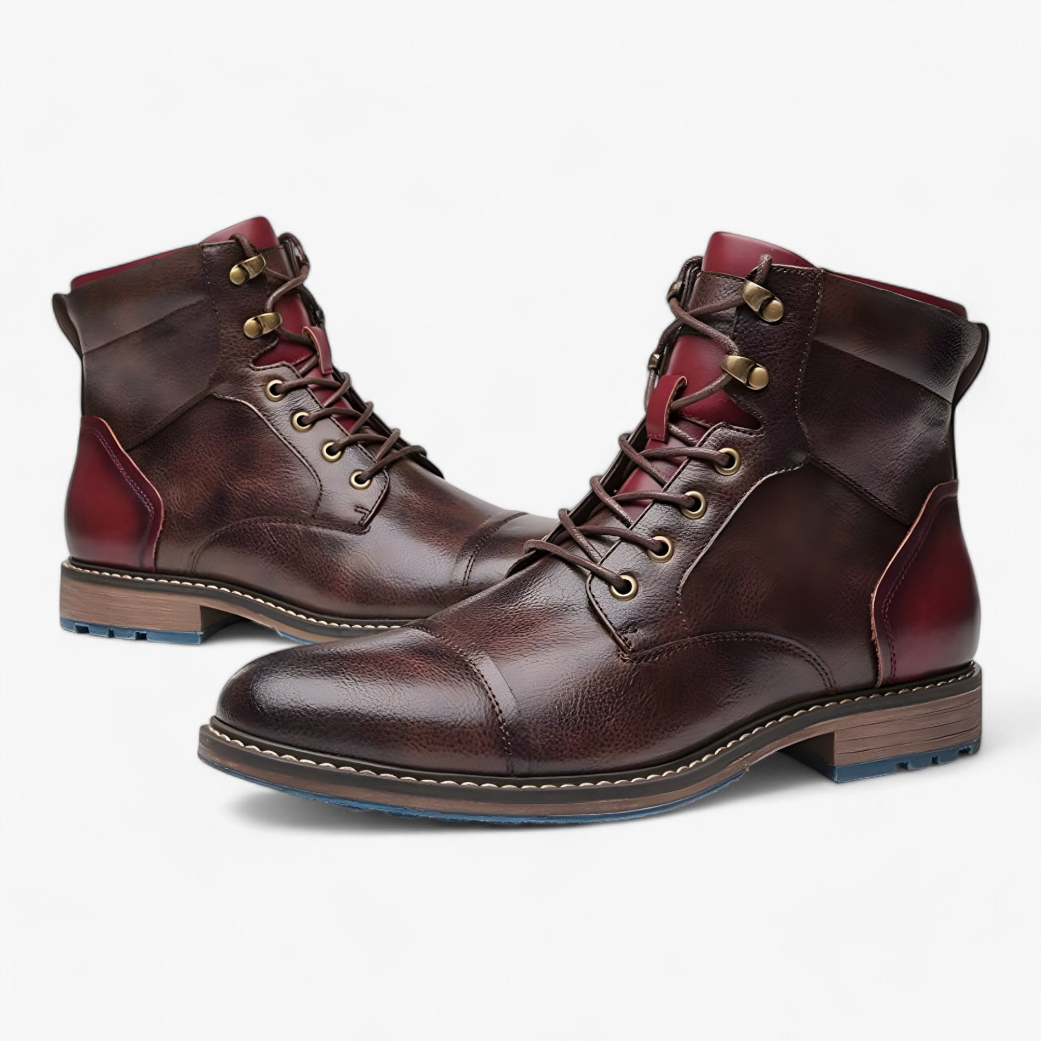 Aaron | Håndlavede Premium Læder Oxford Støvler – Tidløs Elegance og Uovertruffen Kvalitet - - men's fashion - {{ product_tags }