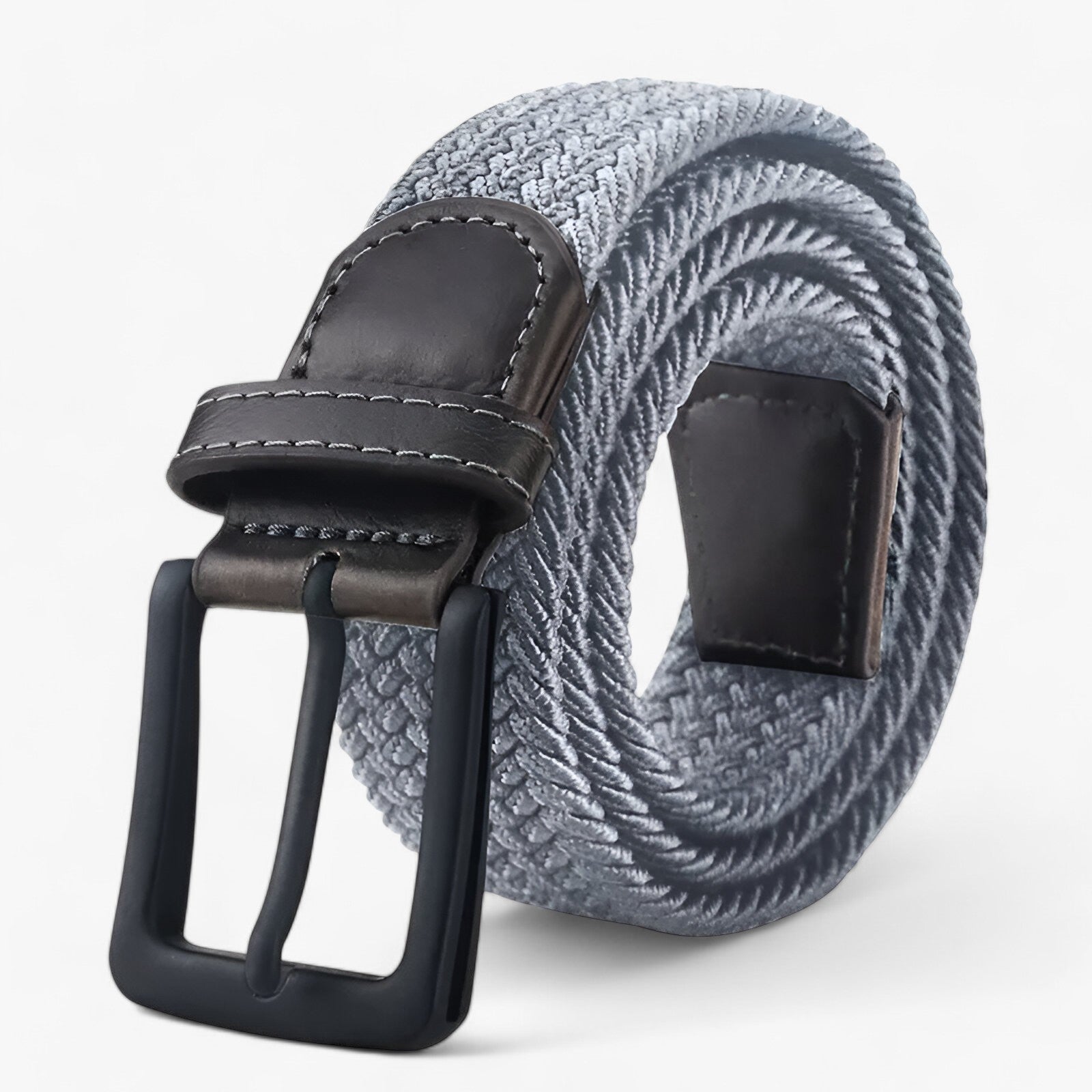 Bælte i dansk kanvas - stilfuldt og komfortabelt til ethvert outfit - grå - men's fashion - {{ product_tags }