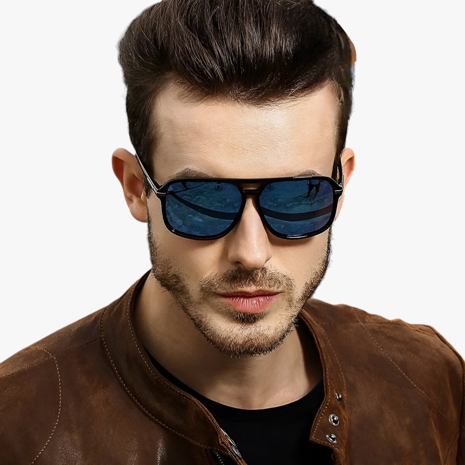 Mel | Vintage Gepolariseret Pilotbrille med UV400 Beskyttelse - - men's fashion - {{ product_tags }