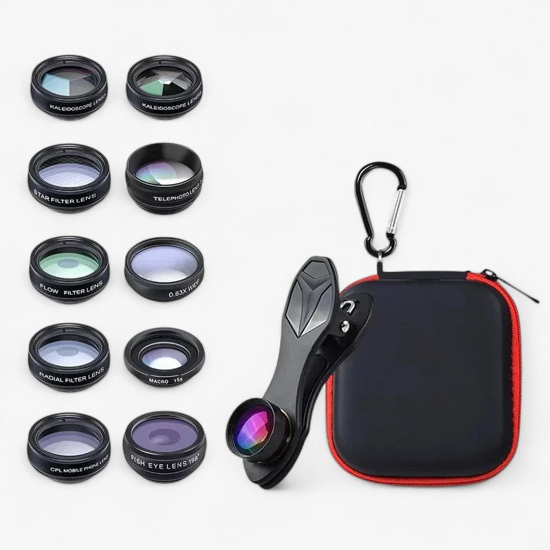 VividView-kameralinsekit - opgrader din telefons kamera på få sekunder! - Kameraobjektiv + fjernbetjeningssæt - gadgets - {{ product_tags }