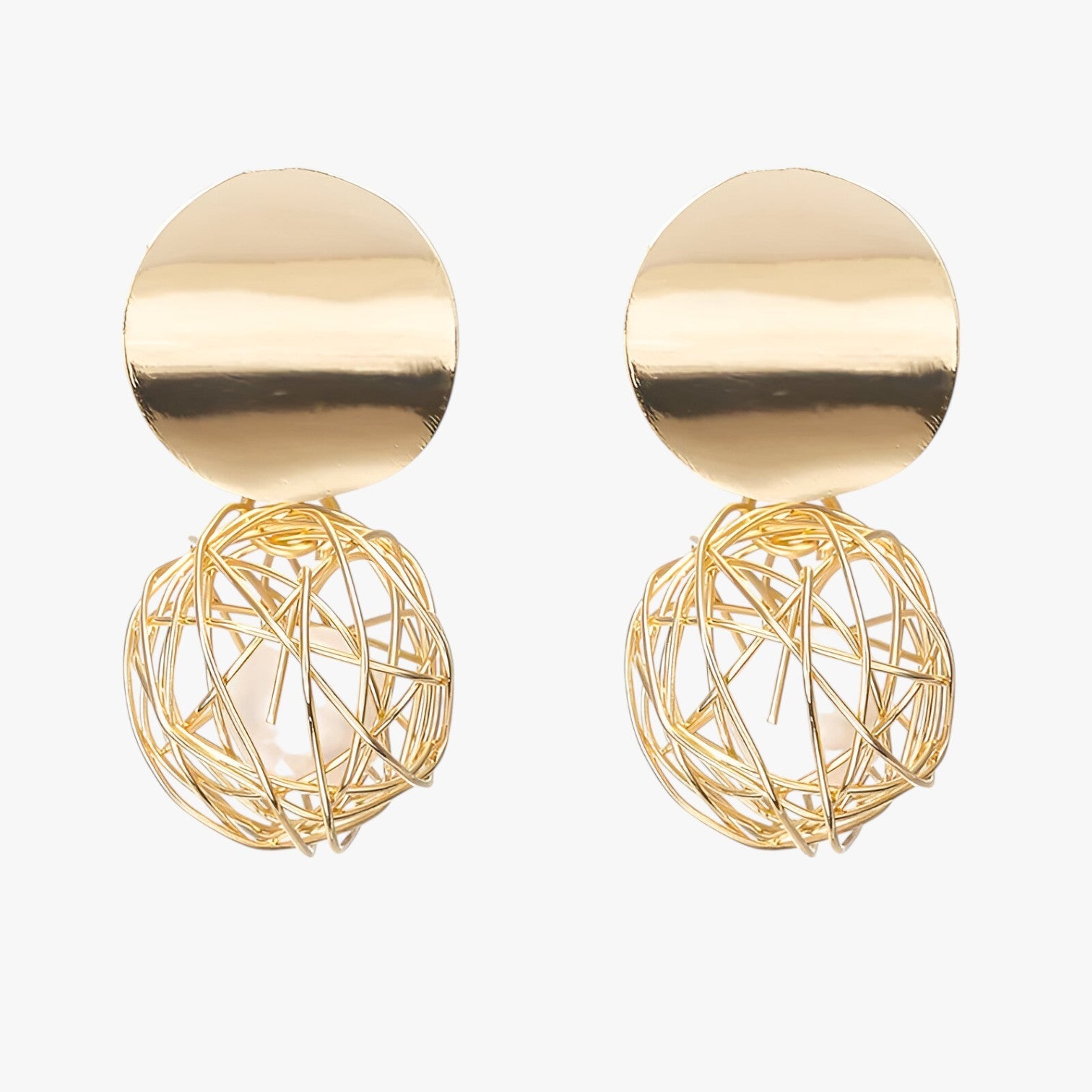 Genalyn | Afstikkere i guld med en vintage-touch - - women's fashion - {{ product_tags }