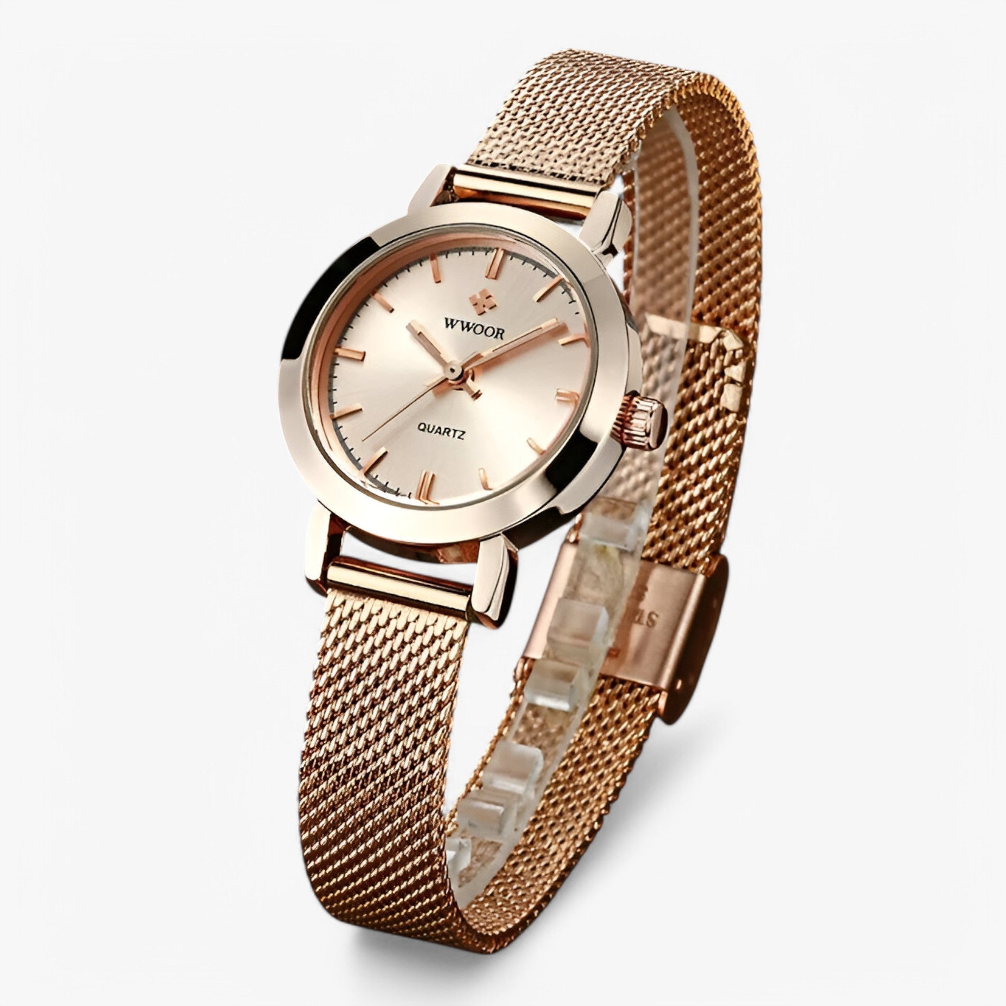 Livia | Minimalistisch roségouden horloge - - Livia | Minimalistisch roségouden horloge- €25 - {{ product_tags }