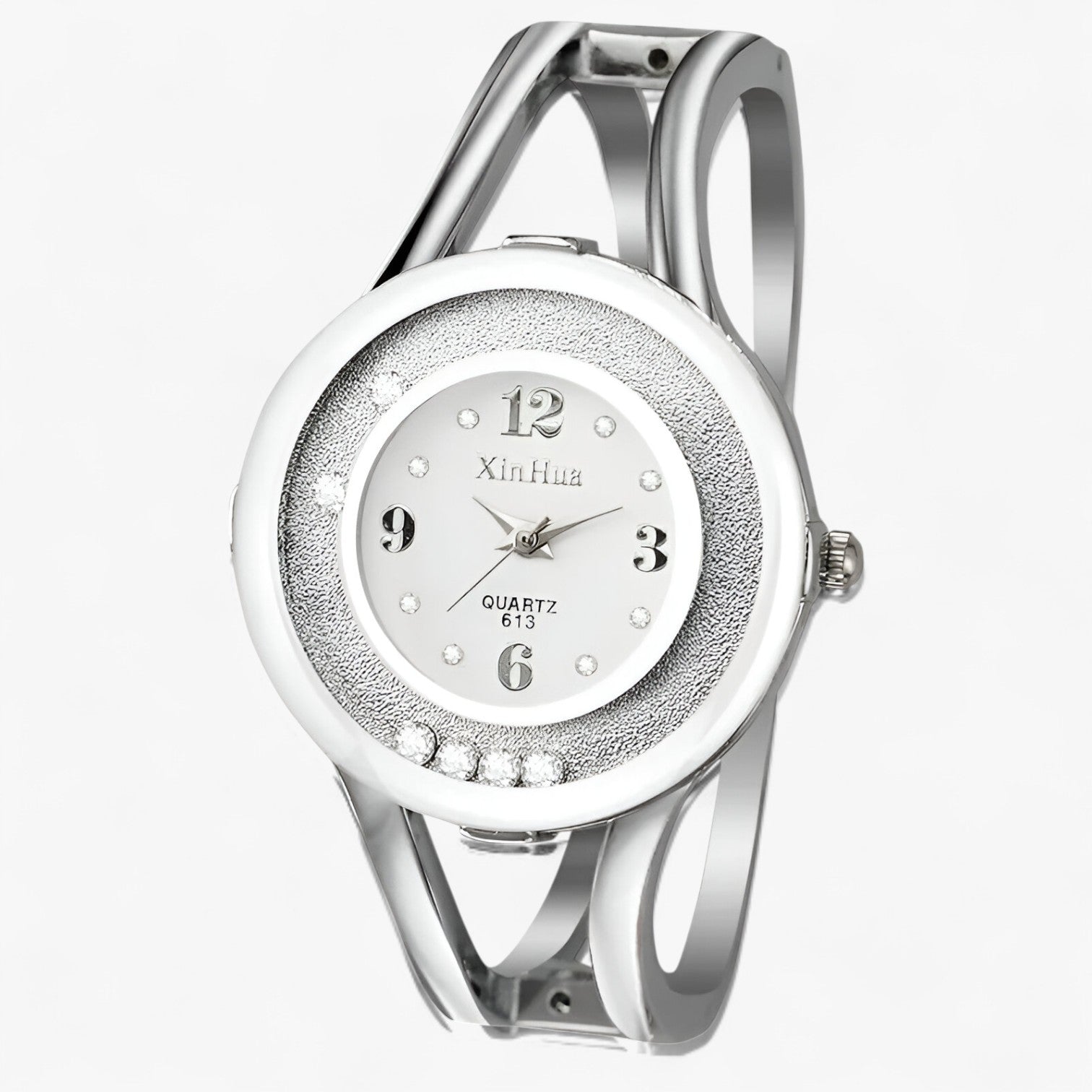 Amaia | Elegant ur med armbånd i krystal - HVID - watches - {{ product_tags }