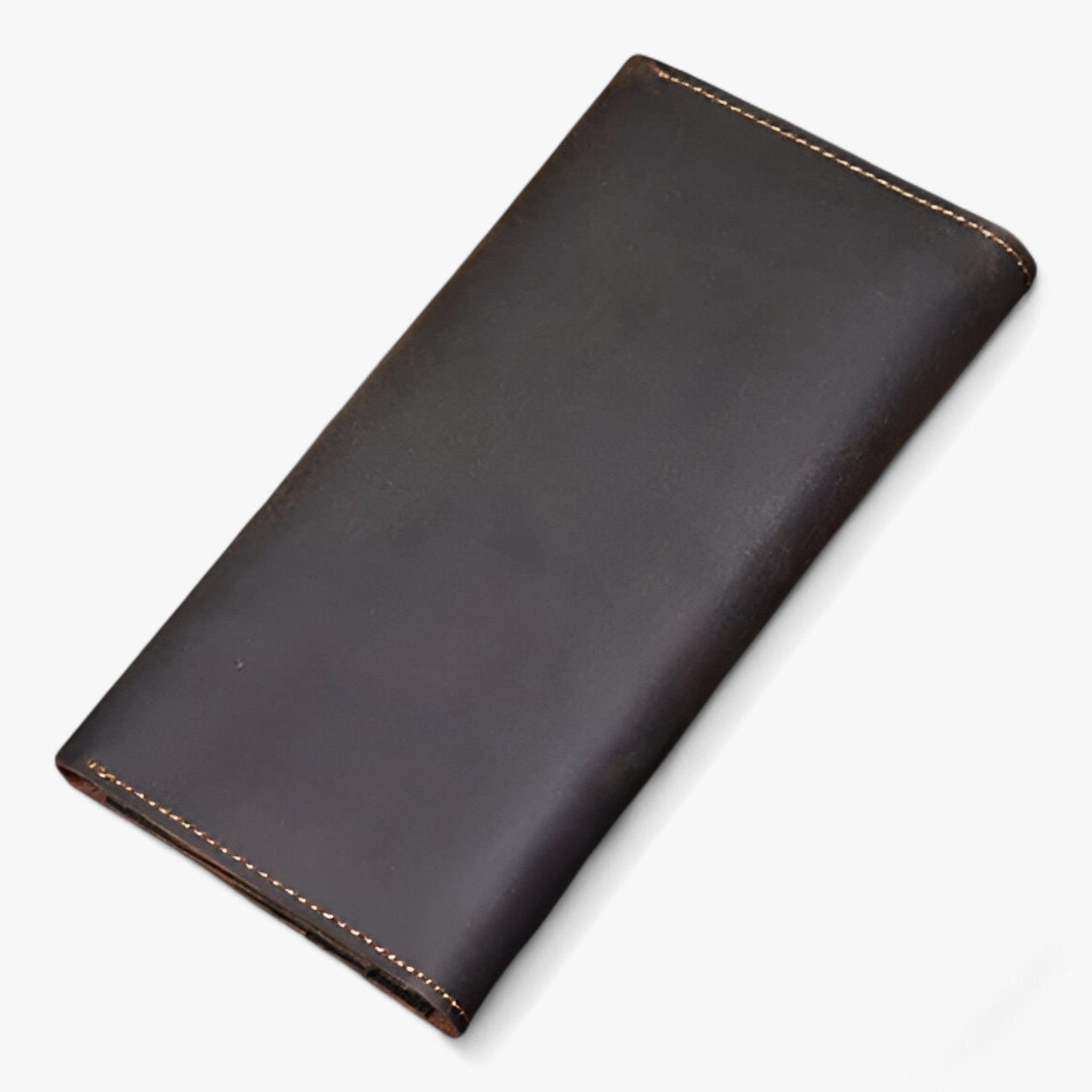 Læder Lang Portemonnee til Mænd med Stort Telefonrum - - men's fashion - {{ product_tags }