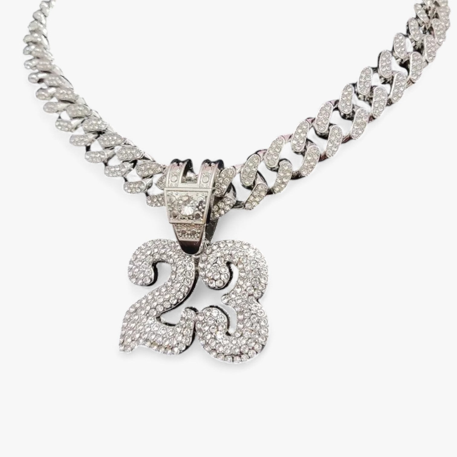 Owen | Bling Nummer 23 Halskæde – Modig & Strålende i Krystal - - other - {{ product_tags }