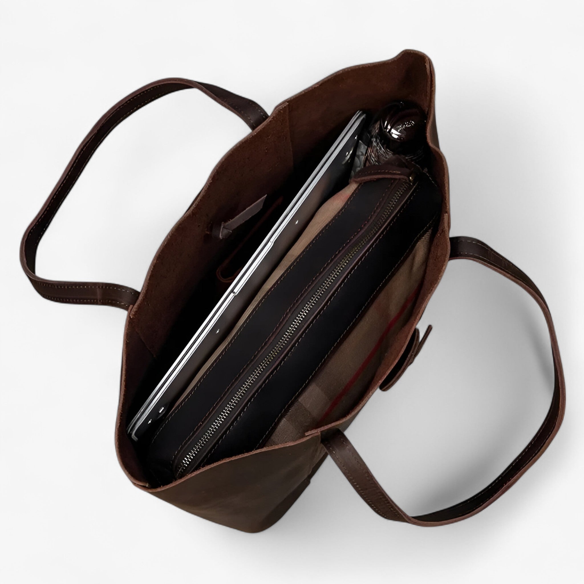 Echte Læder Håndtaske med Clutch - - bags - {{ product_tags }