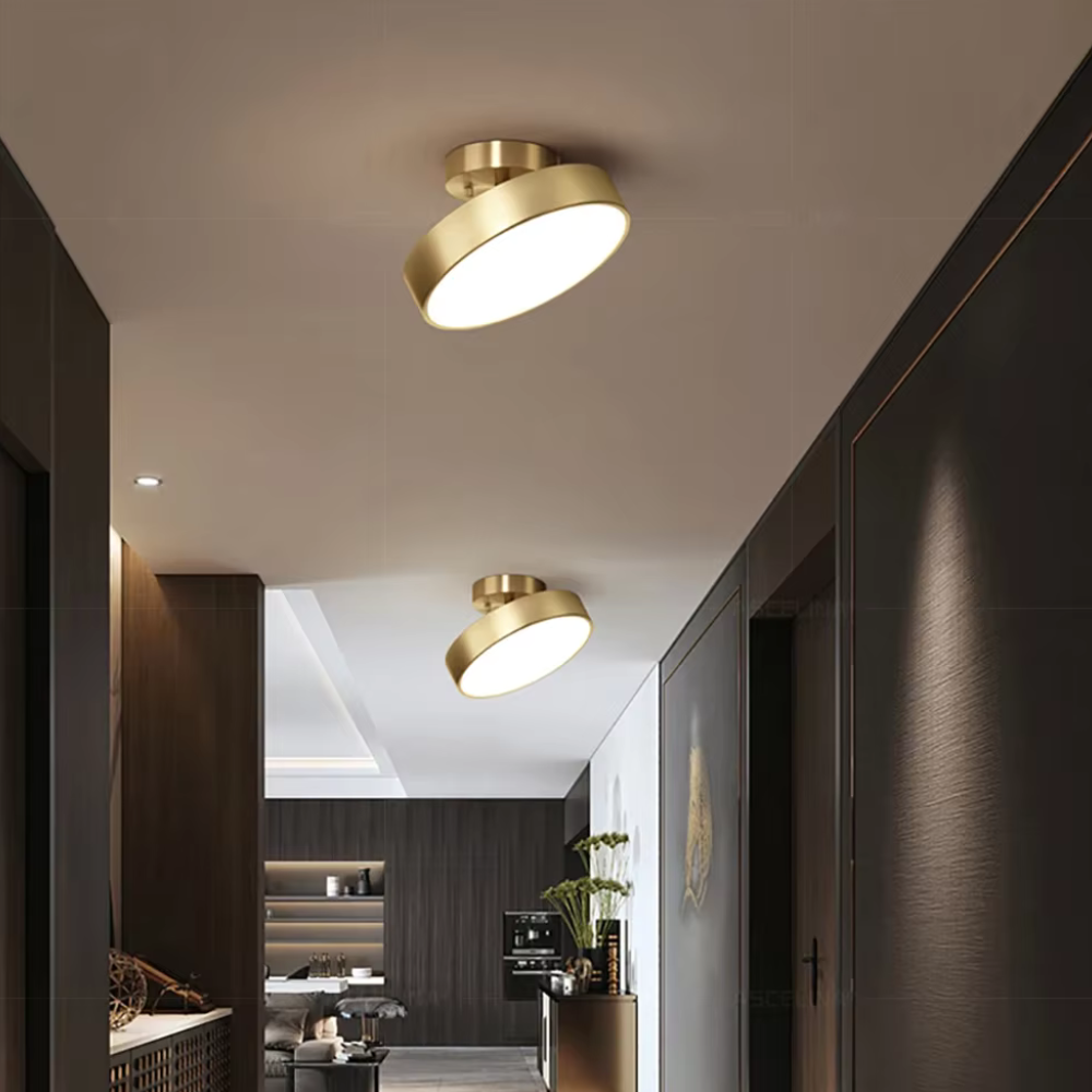 Rund Indbygget Loftslampe