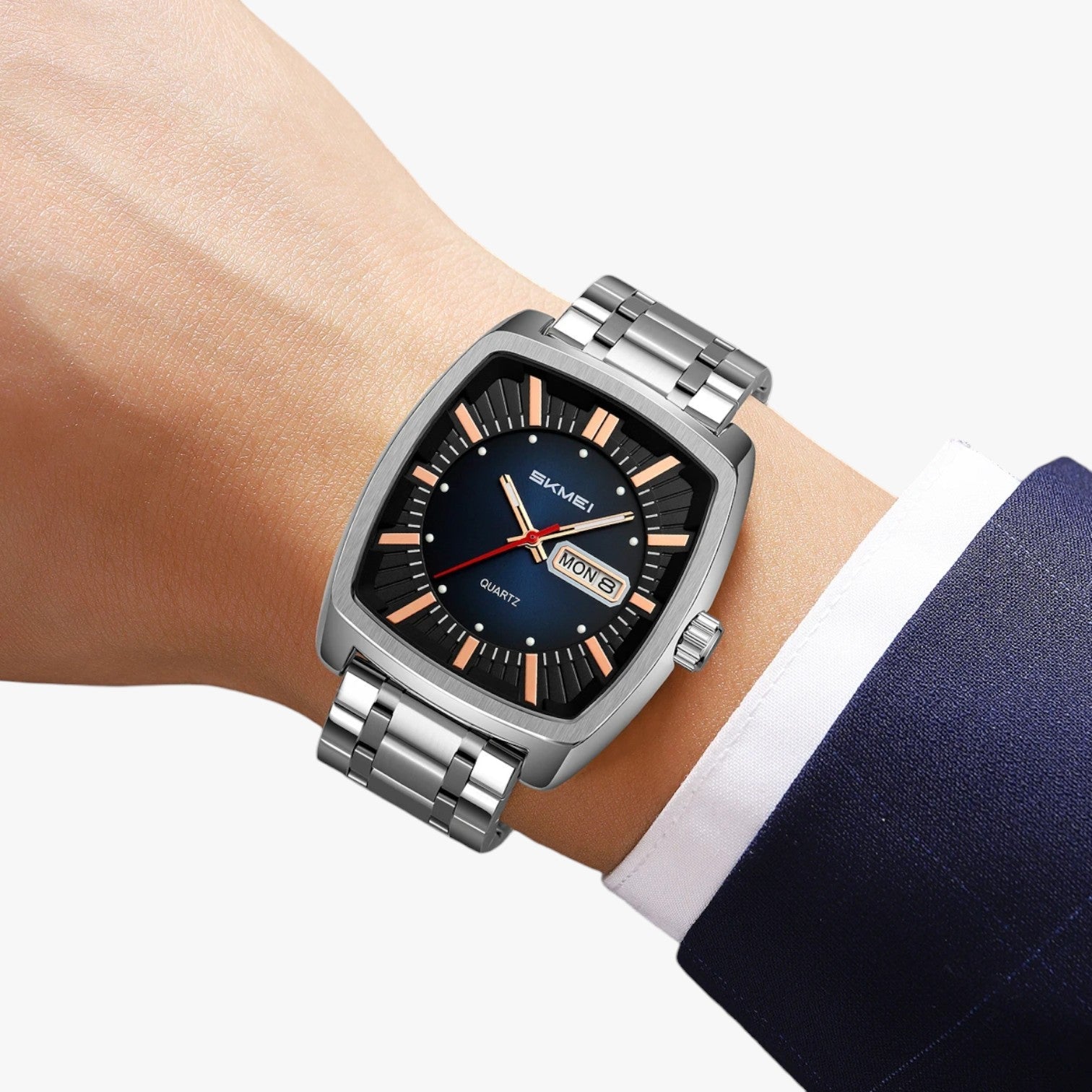 Alfred | Vandtæt herreur med dato og selvlysende urskive - - Alfred | Vandtæt herreur med dato og selvlysende urskive - €25 - {{ product_tags }