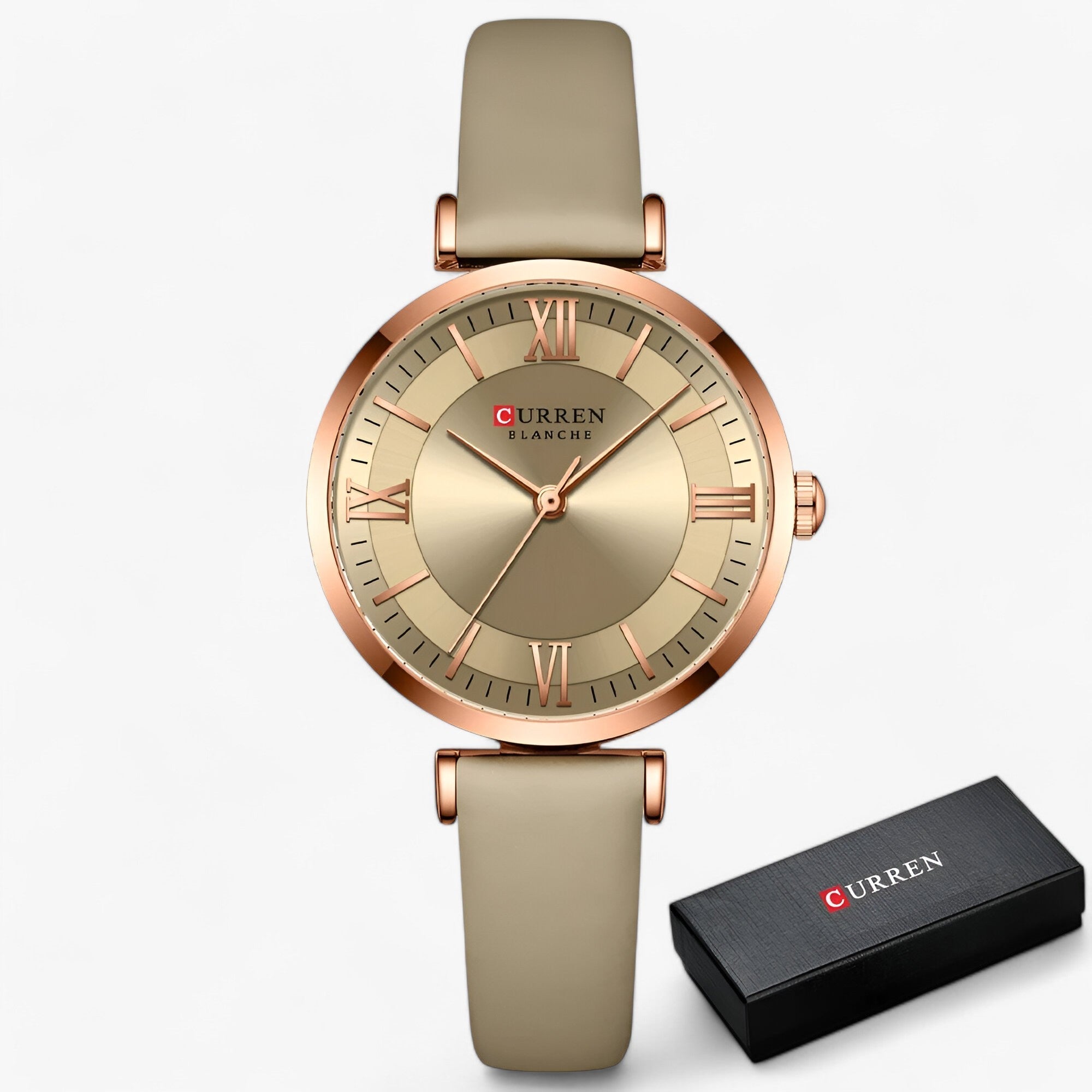 Luksus dameur - elegant og enkelt kvartsdesign - - watches - {{ product_tags }