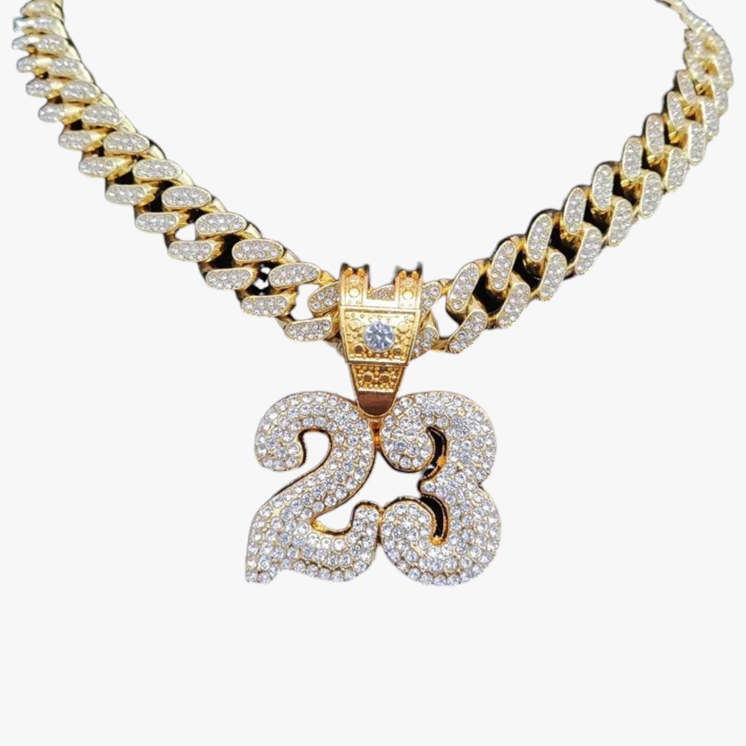 Owen | Bling Nummer 23 Halskæde – Modig & Strålende i Krystal - - other - {{ product_tags }