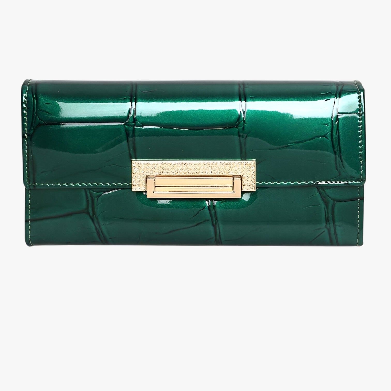 Kathryn | Elegant & Holdbar - Luksus Ægte Læder Damepung - grønne damer punge - bags - {{ product_tags }