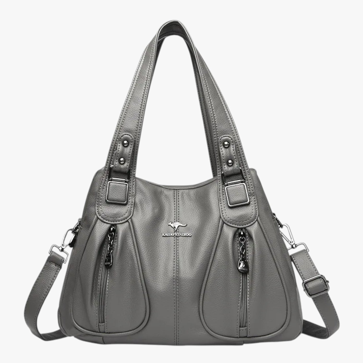 Viviana | Daglig elegance - Læder, skuldertaske der fremhæver ethvert look - Grigio - Viviana | Daglig elegance - Læder, skuldertaske der fremhæver ethvert look - €25 - {{ product_tags }