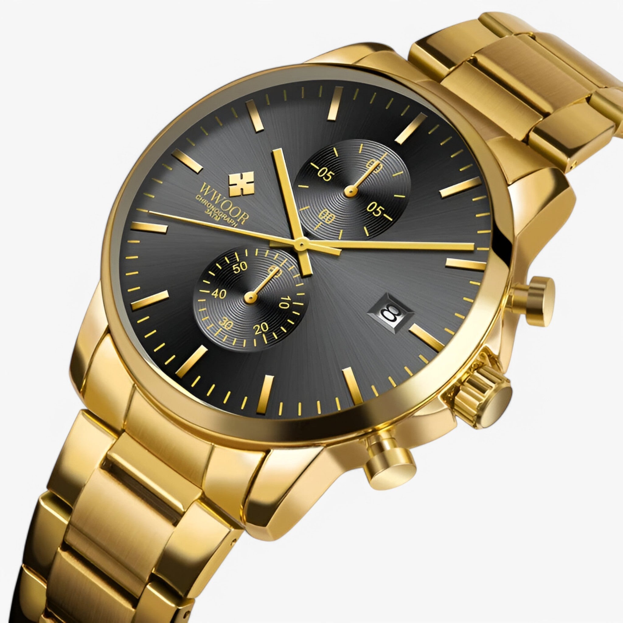 Marko | Letvægts kronograf i rustfrit stål - - watches - {{ product_tags }
