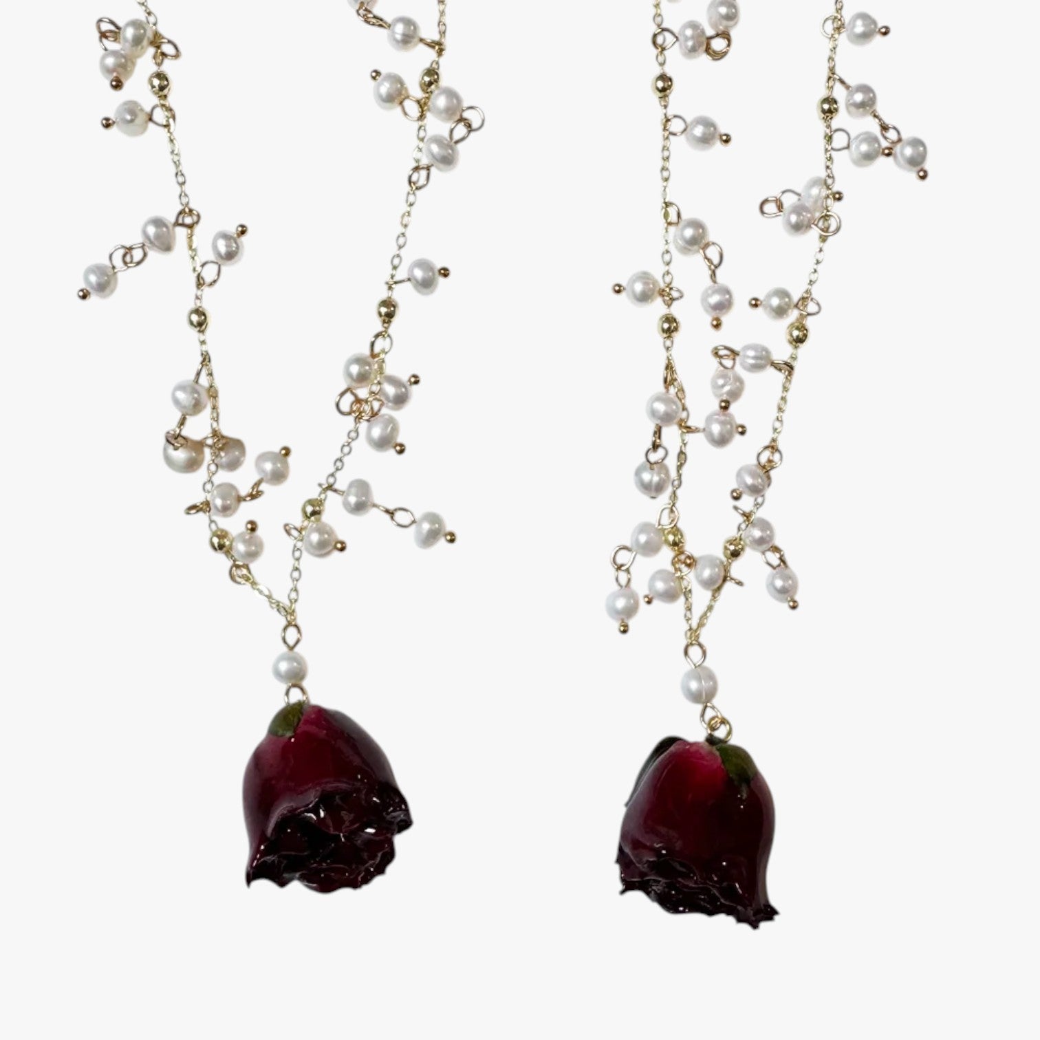 Annalisa | Royal Rose Halskæde med et romantisk præg - - Annalisa | Royal Rose Halskæde med et romantisk præg - €25 - {{ product_tags }