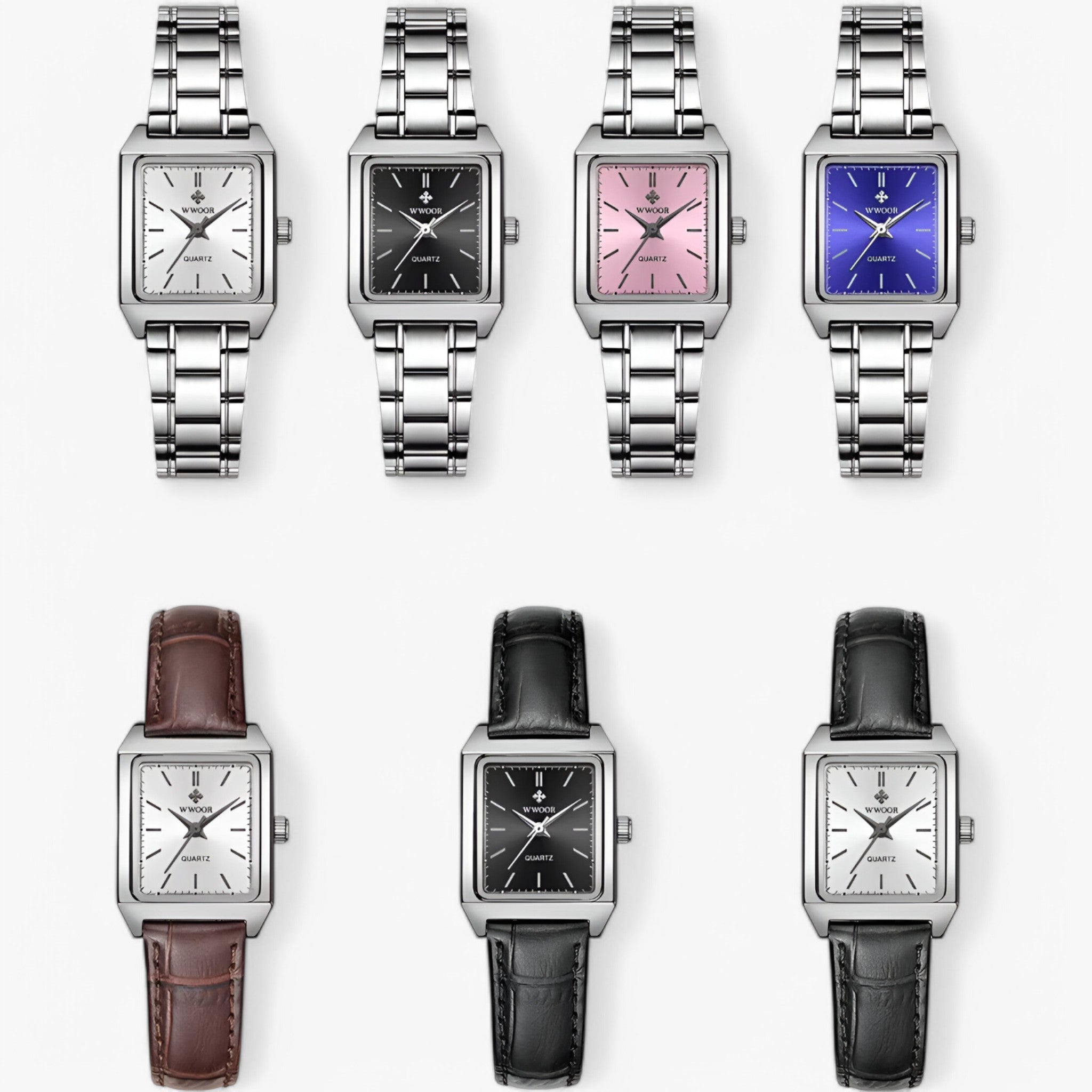 Isabelle | Luksus rektangulært diamantur - - Isabelle | Luksus rektangulært diamantur- €25 - {{ product_tags }