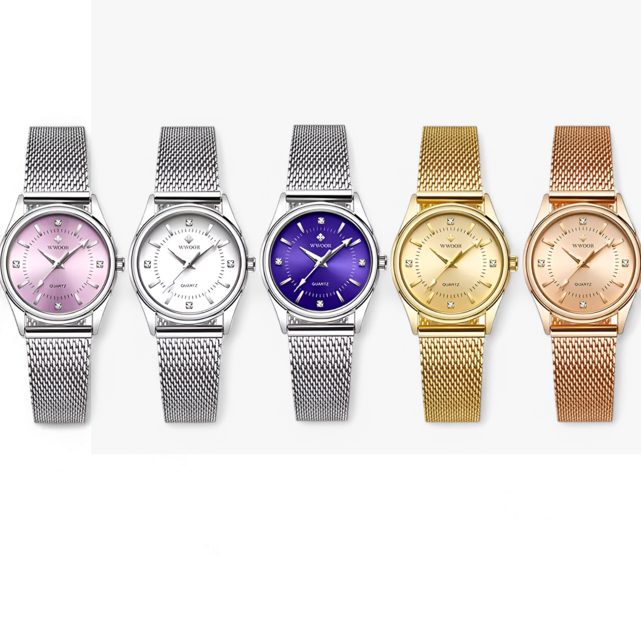 Maria | Luksus elegant guld dameur med diamanter - - watches - {{ product_tags }