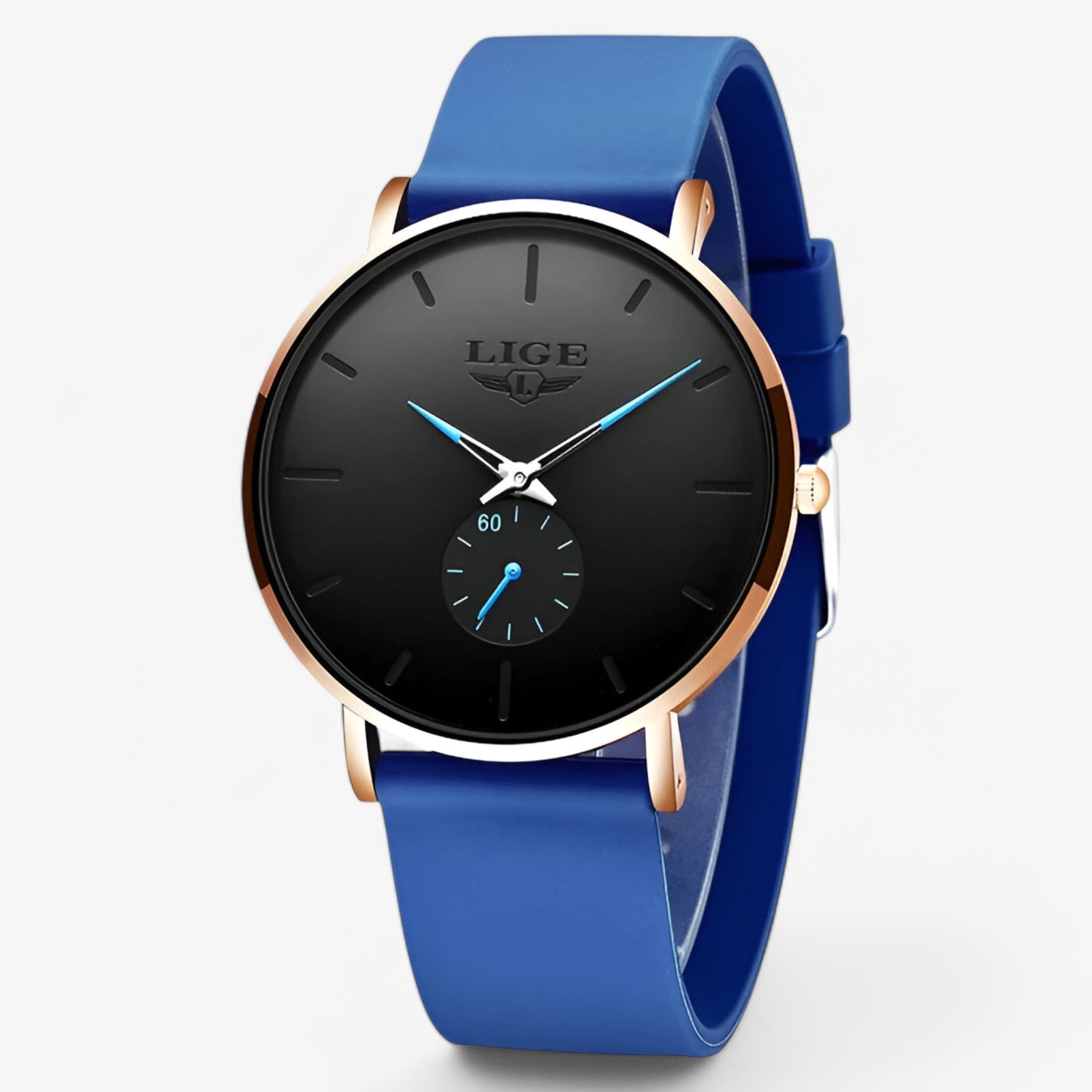 Tracy | Nyt dameur i rosa guld - Blå Pink Blå - watches - {{ product_tags }
