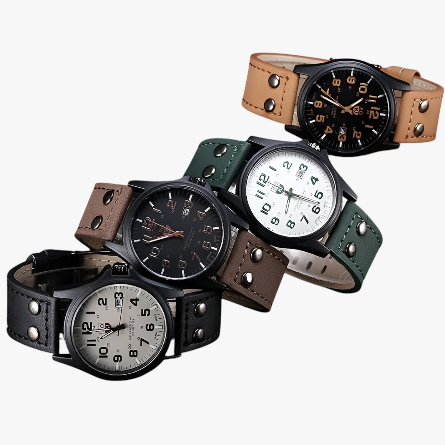 Claudio | Eleganza hverdag – Herreur med dato og sportslig stil - - watches - {{ product_tags }