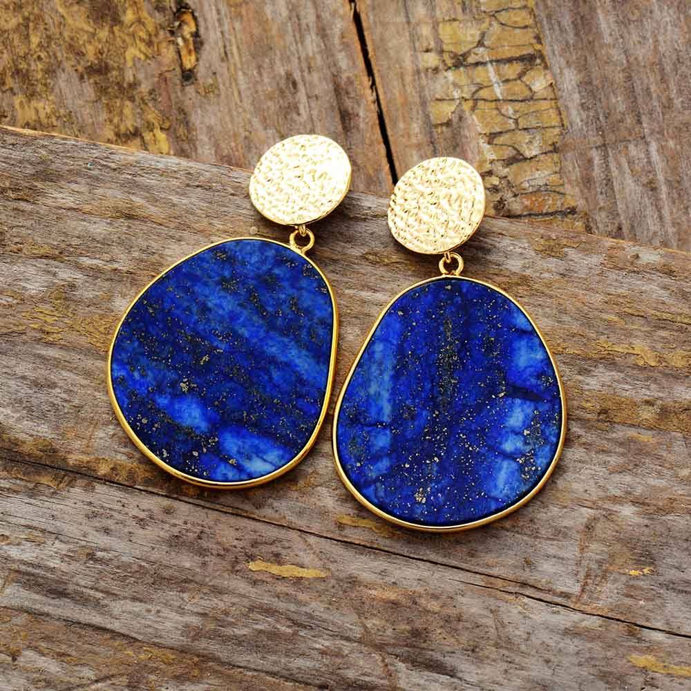 HealWithin Lapis Lazuli Protection Øreringe - - Earrings - {{ product_tags }