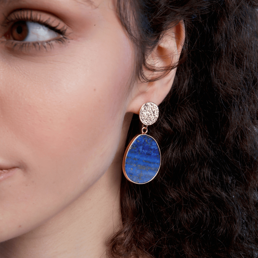 HealWithin Lapis Lazuli Protection Øreringe - - Earrings - {{ product_tags }
