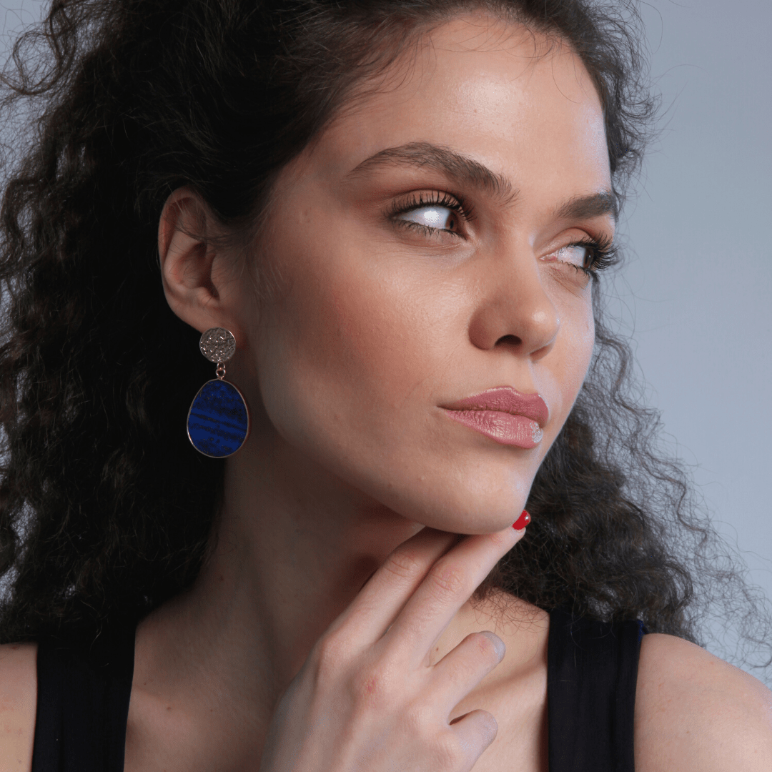 HealWithin Lapis Lazuli Protection Øreringe - - Earrings - {{ product_tags }